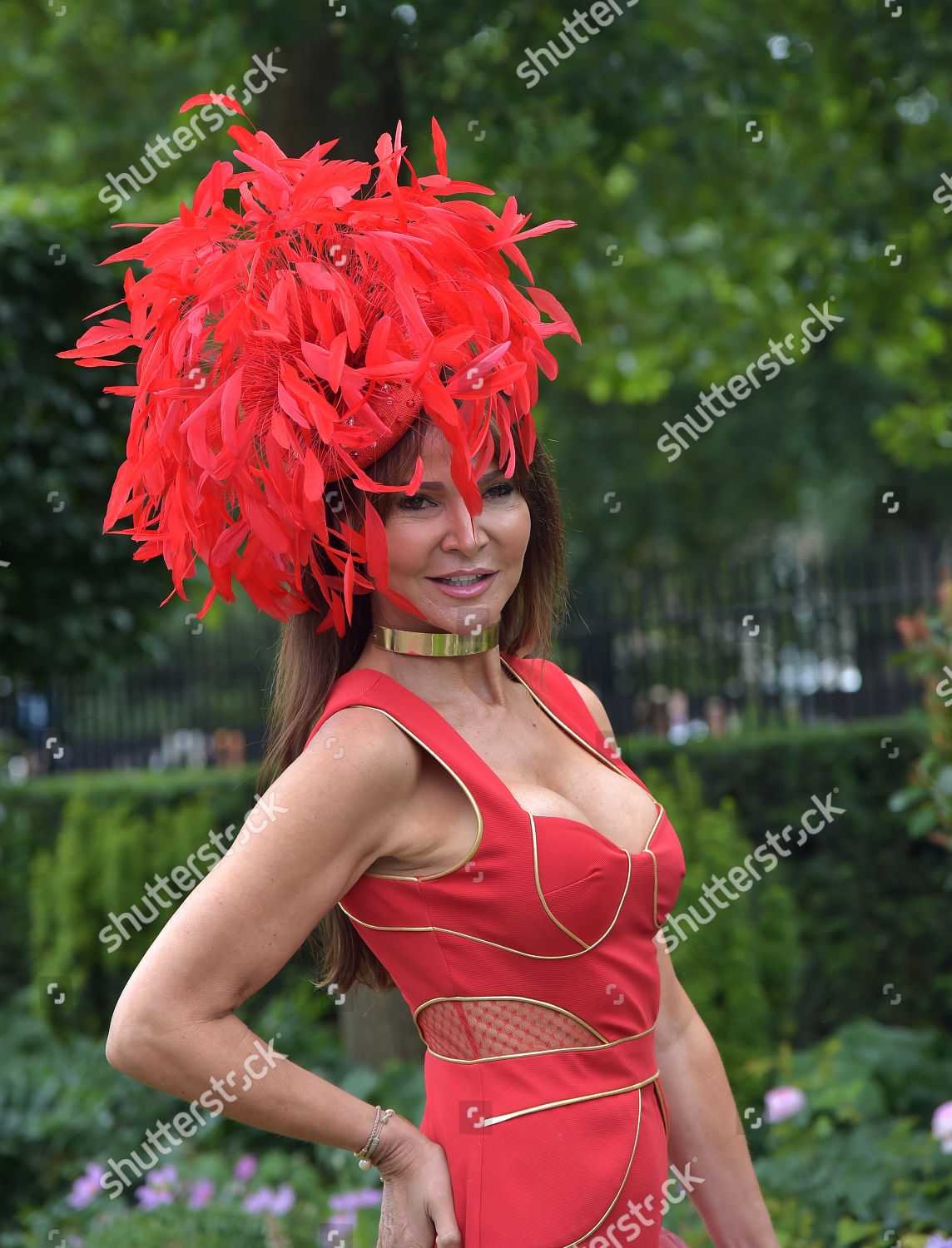 Lizzie Cundy Tv Presenter Arrives Course Editorial Stock Photo - Stock 