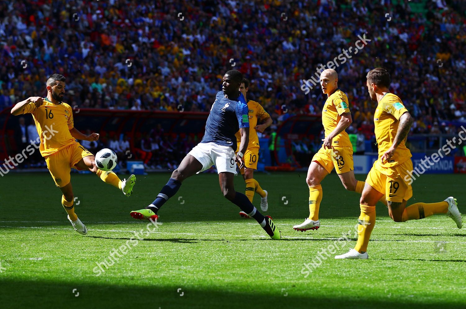 Paul Pogba France Scores Goal Make Editorial Stock Photo - Stock Image ...