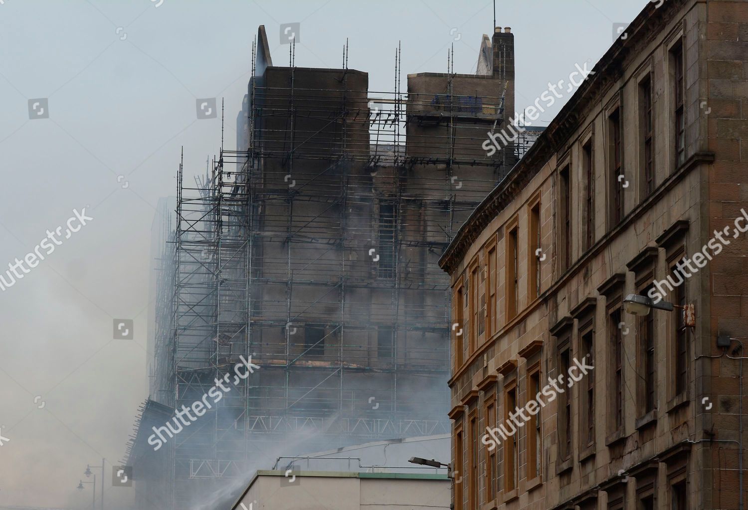 Glasgow School Art Fire Morning After Editorial Stock Photo