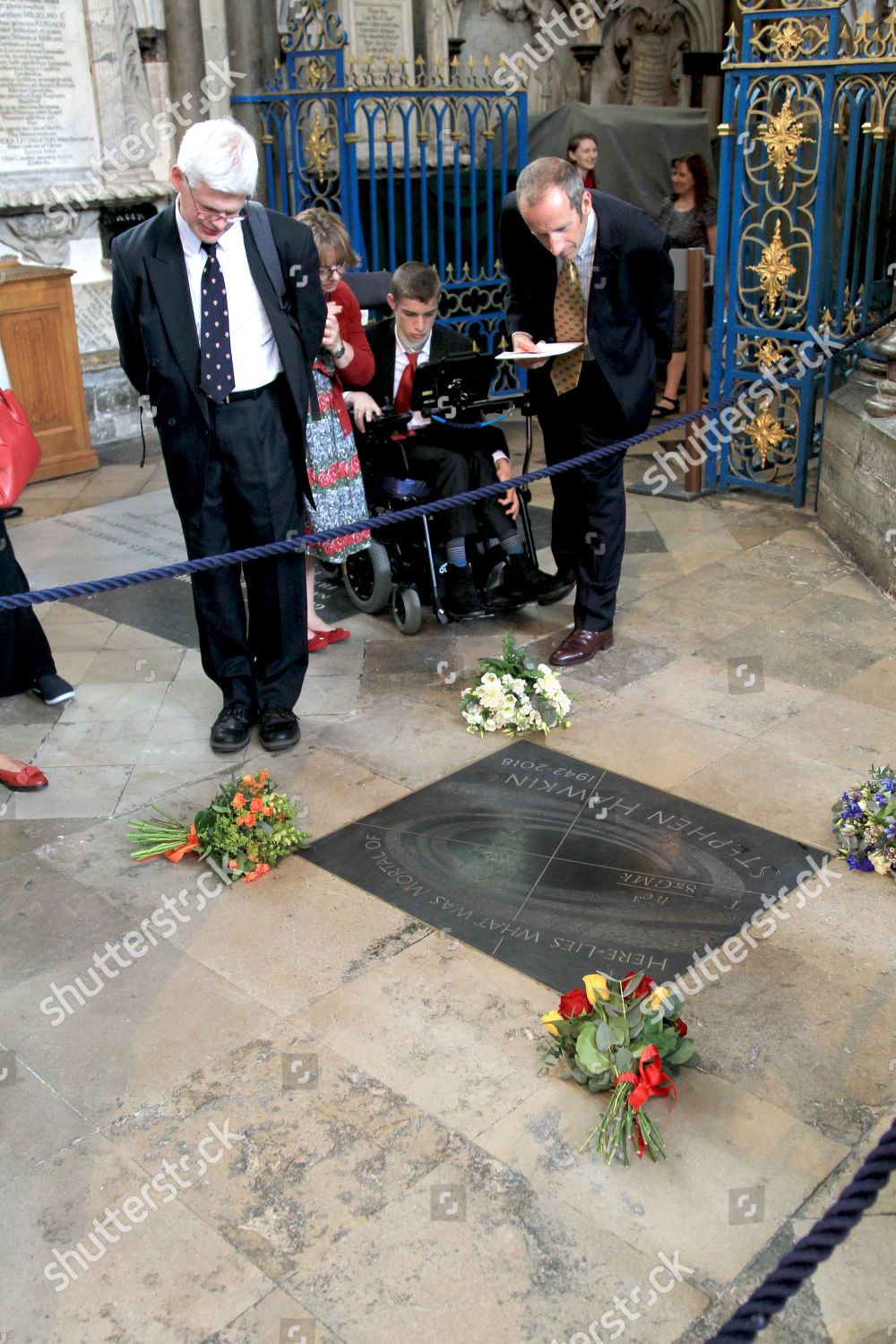 Memorial Stone Professor Stephen Hawking Ch Editorial Stock Photo ...