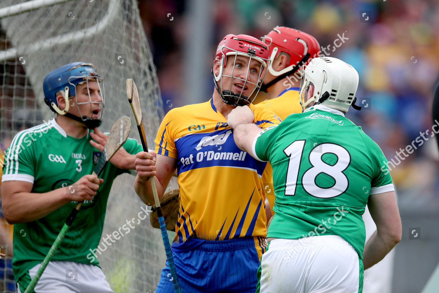 Clare Vs Limerick Tempers Flair Between Editorial Stock Photo Stock