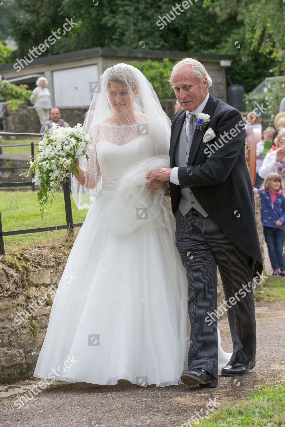 Mr Neil Mccorquodale His Daughter Celia Editorial Stock Photo - Stock