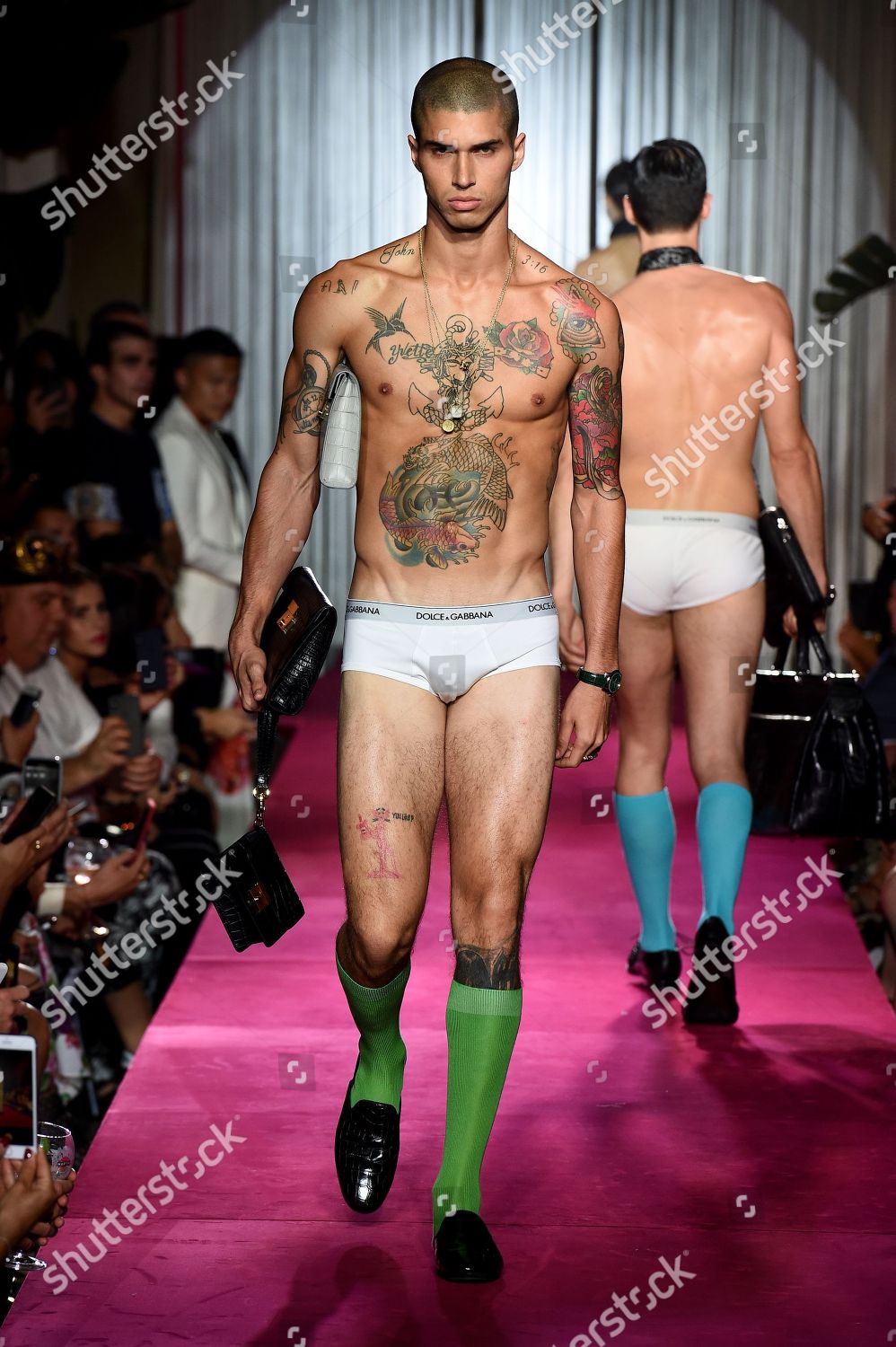 Nude Male Models On Runway