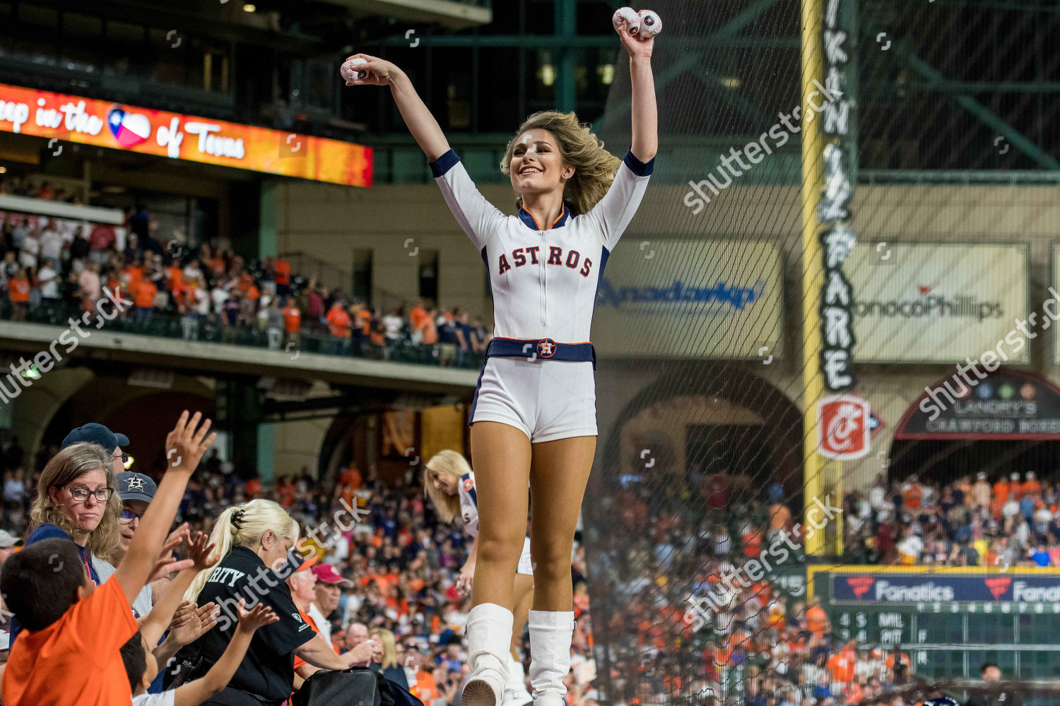 Member Astros Shooting Stars Performs During Editorial Stock Photo