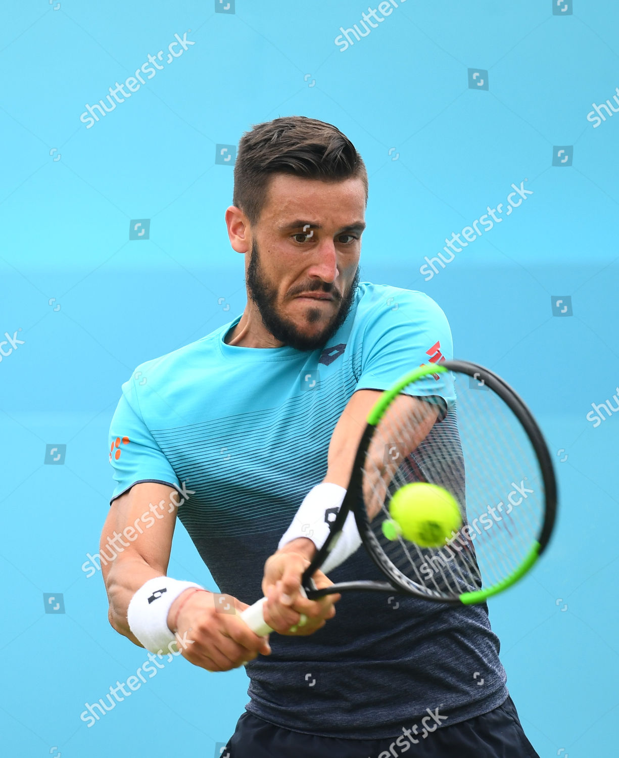 Damir Dzumhur Action Editorial Stock Photo - Stock Image | Shutterstock