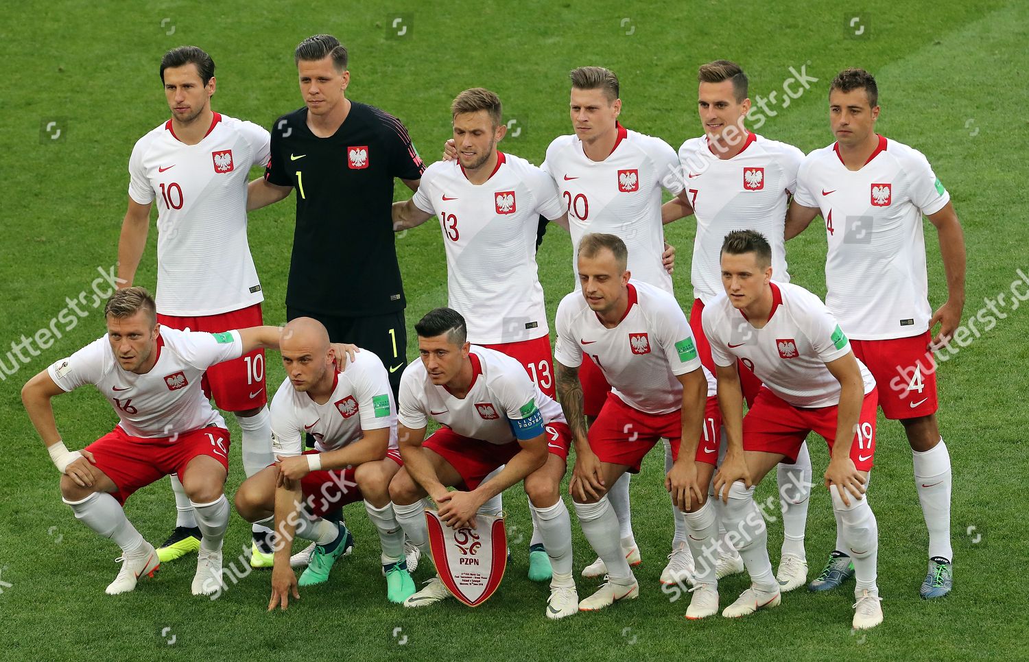 Poland Team Pose Prior Fifa World Editorial Stock Photo - Stock Image ...