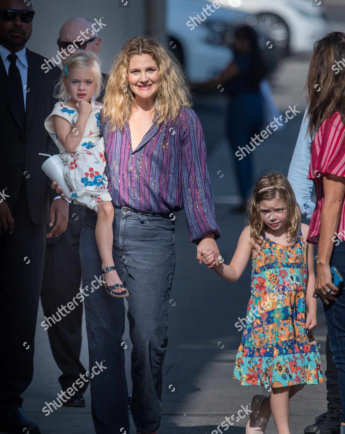 Drew Barrymore Daughters Olive Barrymore Kopelman Editorial Stock Photo ...