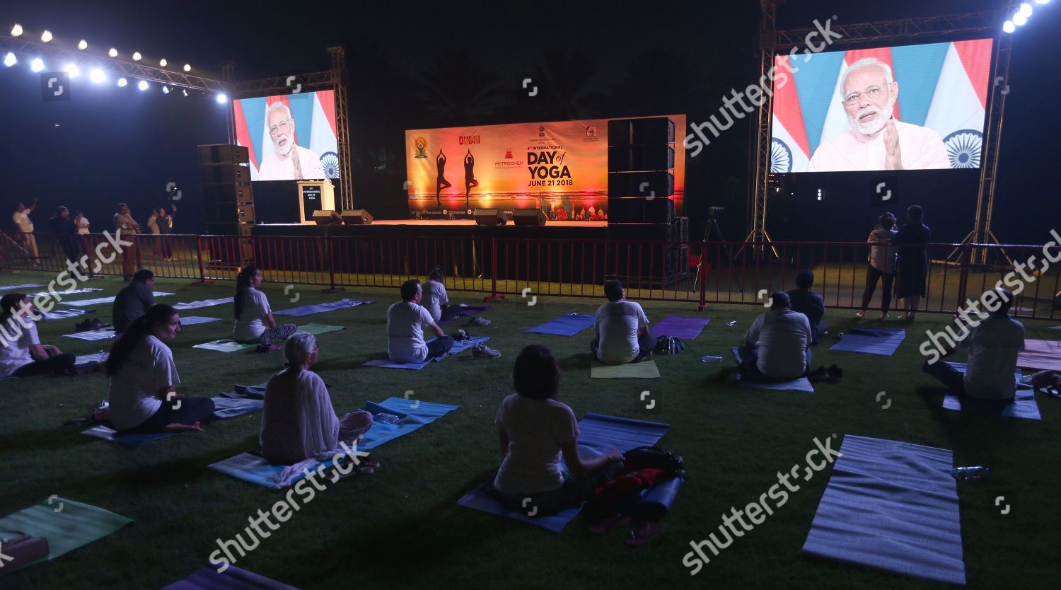 People Watch Recorded Televised Speech Indian Prime Editorial