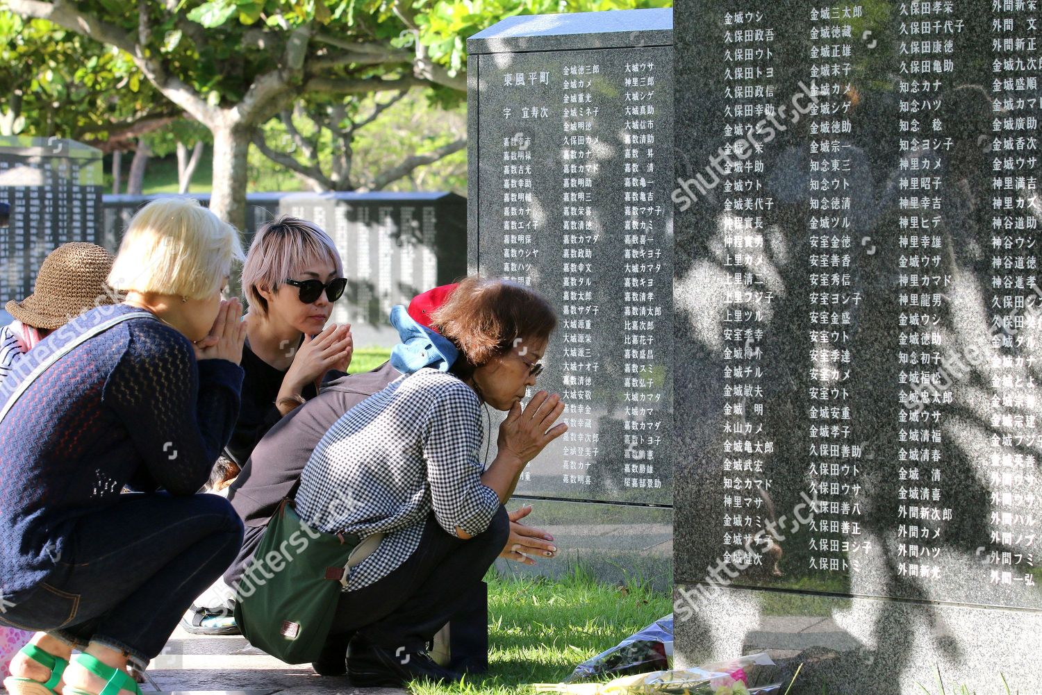 Residents Offer Prayers Victims Cornerstone Peace Commemorating Editorial Stock Photo Stock Image Shutterstock