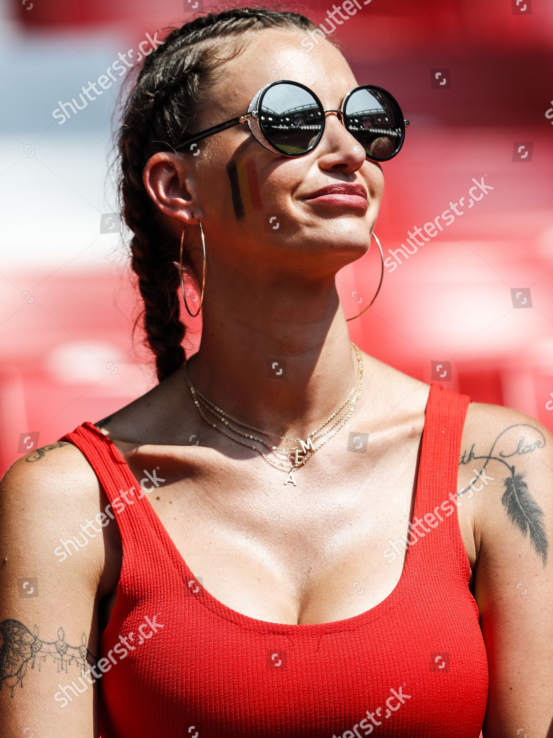 Rafaella Szabo Wife Axel Witsel Belgium Editorial Stock Photo - Stock