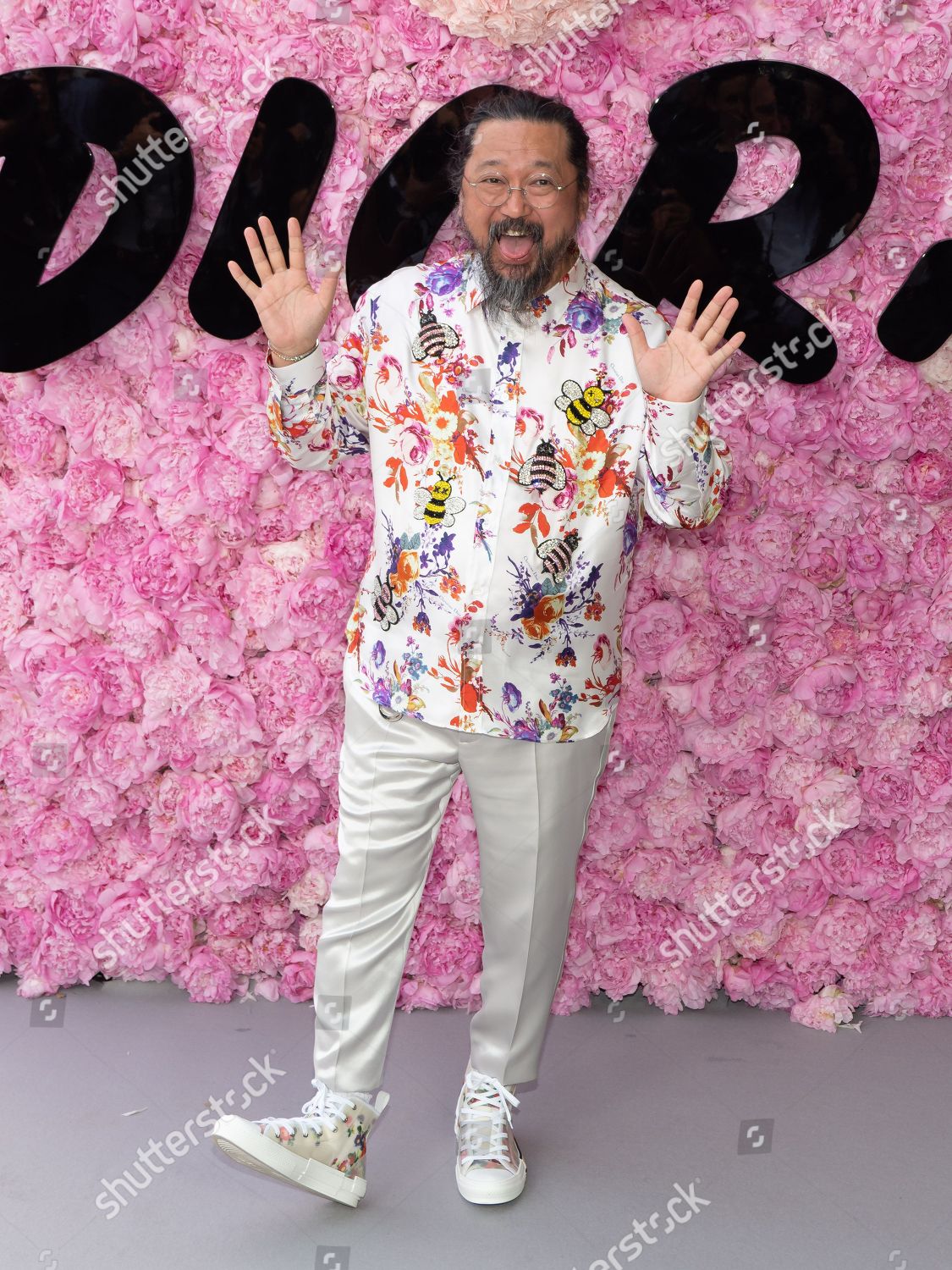 Takashi Murakami attending the Louis Vuitton Menswear Spring Summer 2020  Front Row as part of Paris Fashion Week on June 20, 2019 in Paris, France.  Photo by Jerome Domine/ABACAPRESS.COM Stock Photo - Alamy