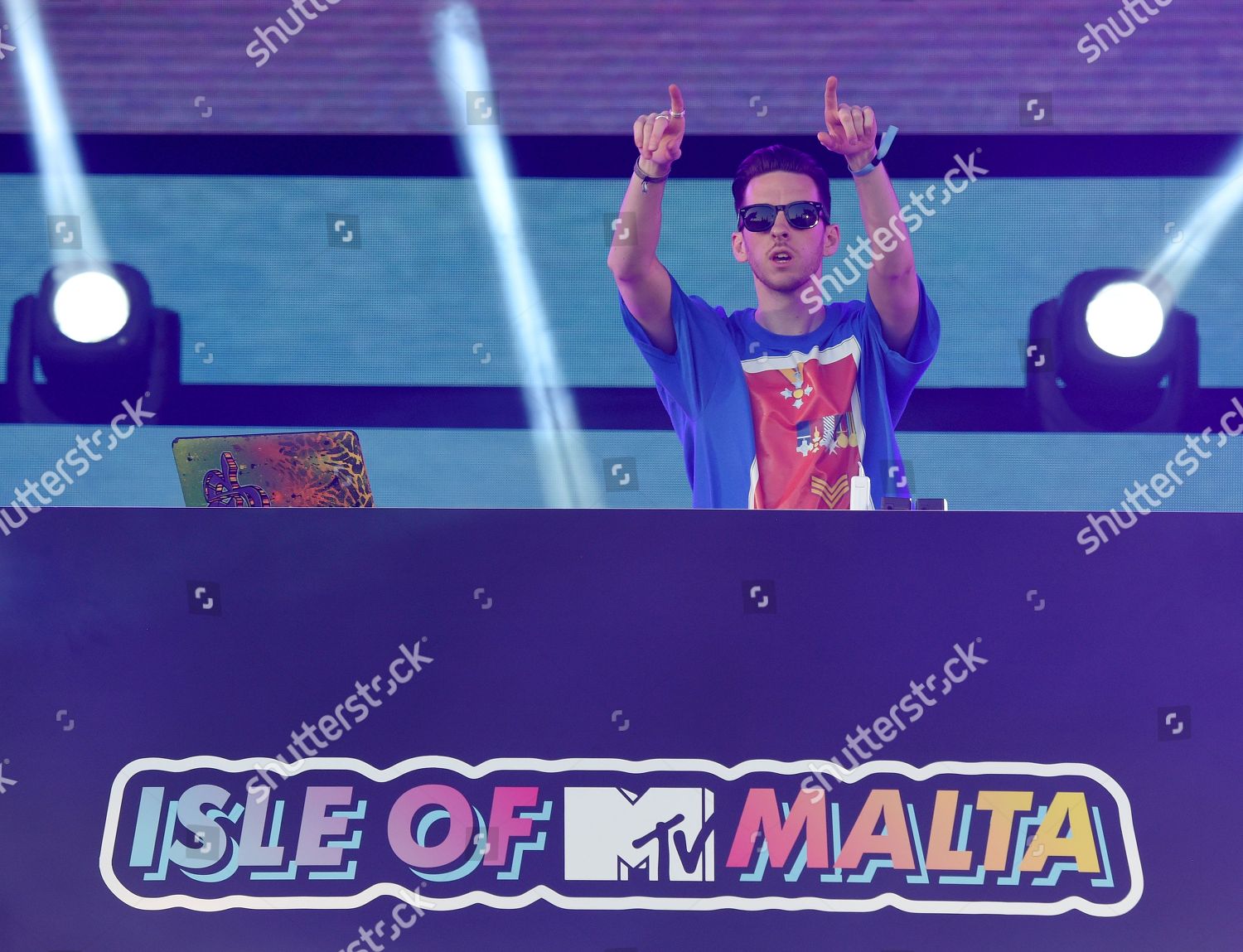 SIGALA BRUCE FIELDER DJ SET Editorial Stock Photo Stock Image