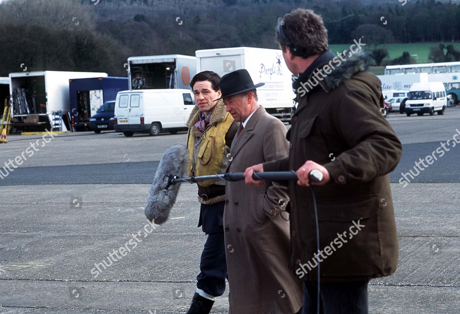 Foyle's War: Enemy Fire: Michael Kitchen: Julian Ovenden: behind the scenes 3