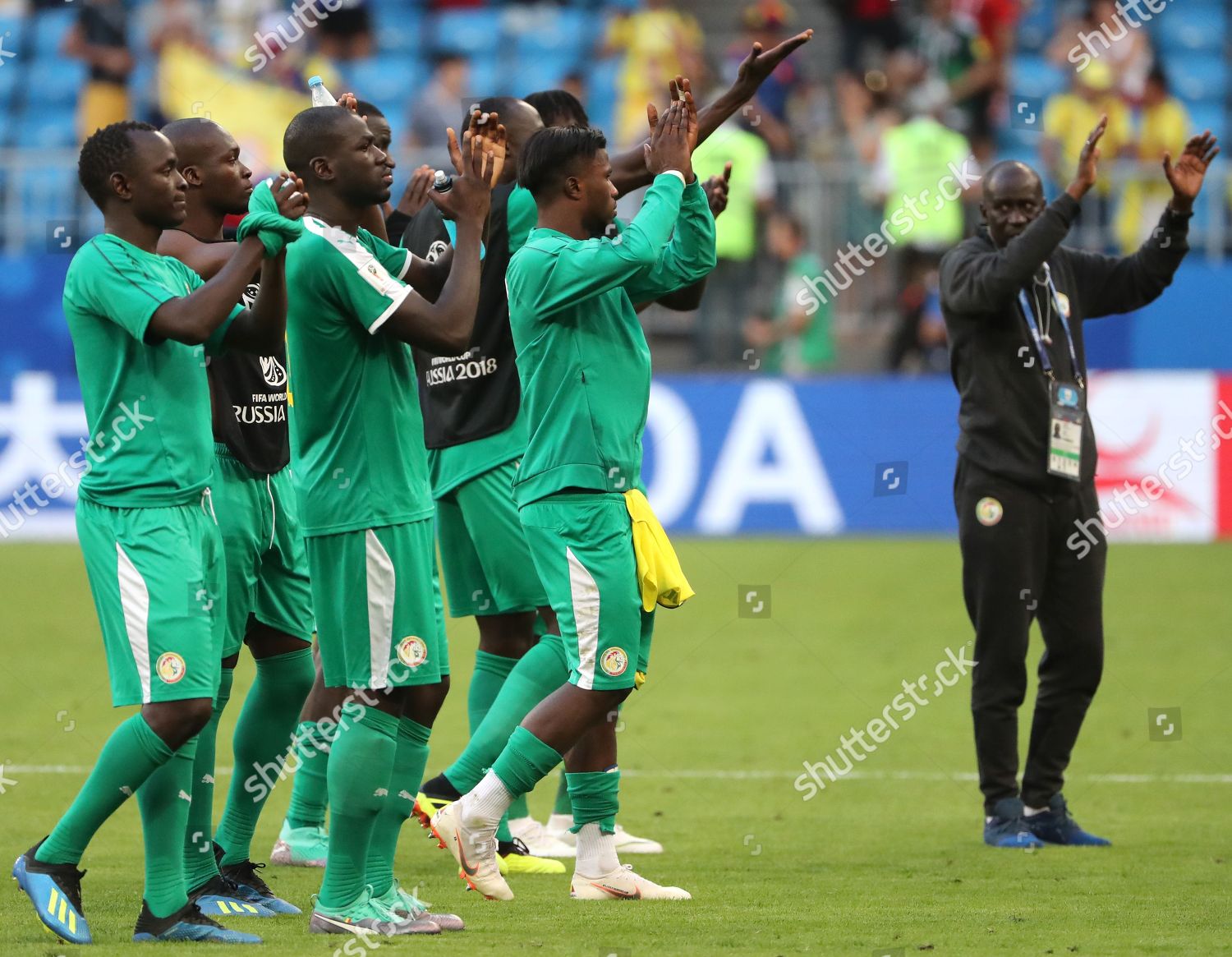 Players Senegal React After Fifa World Editorial Stock Photo Stock   Shutterstock 9730052ee 