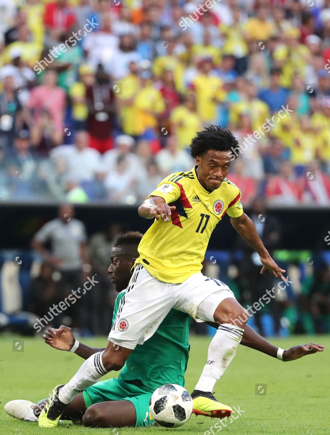 Juan Cuadrado Colombia Action During Fifa Editorial Stock Photo - Stock ...