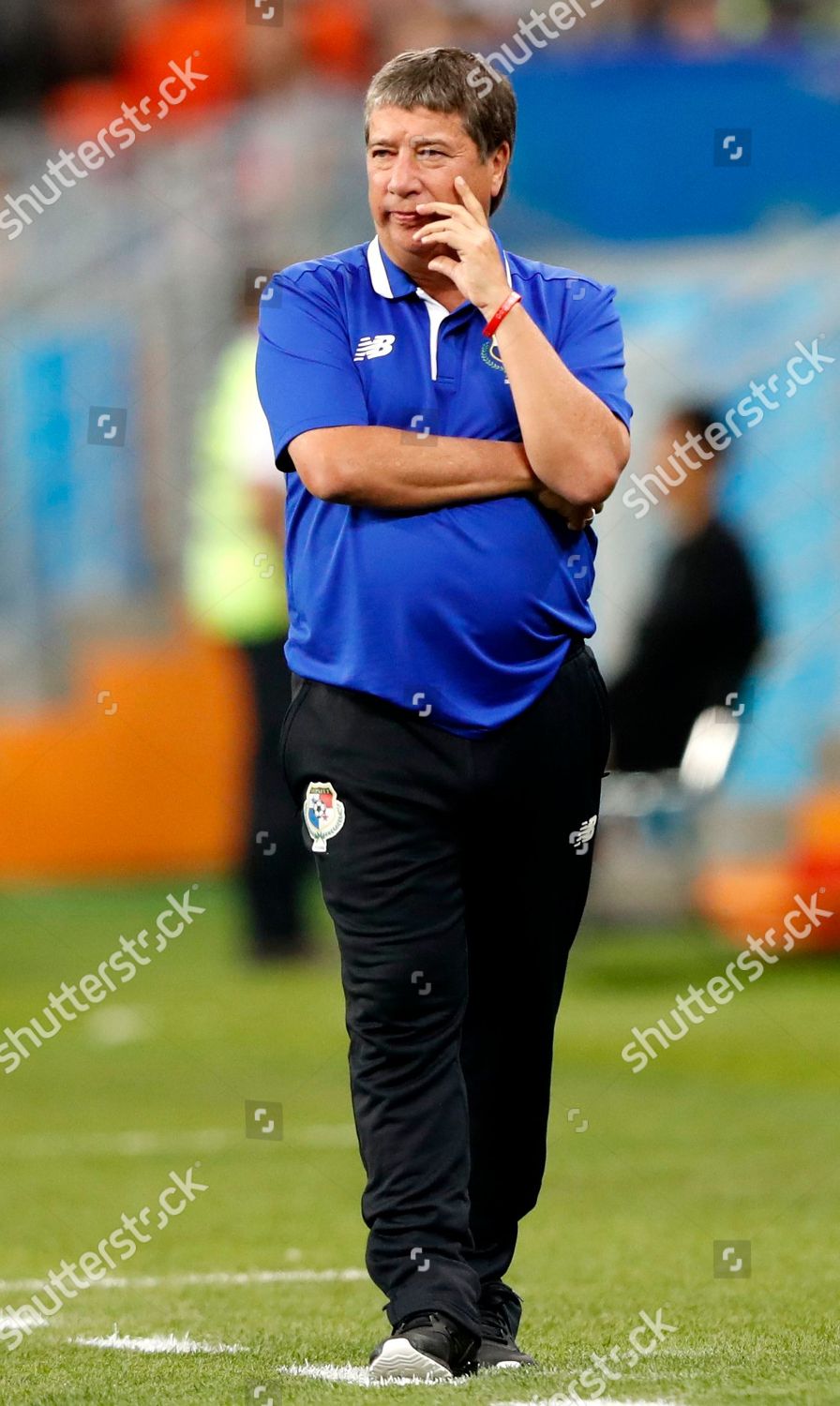 Panamas Coach Hernan Dario Gomez Reacts Editorial Stock Photo - Stock ...