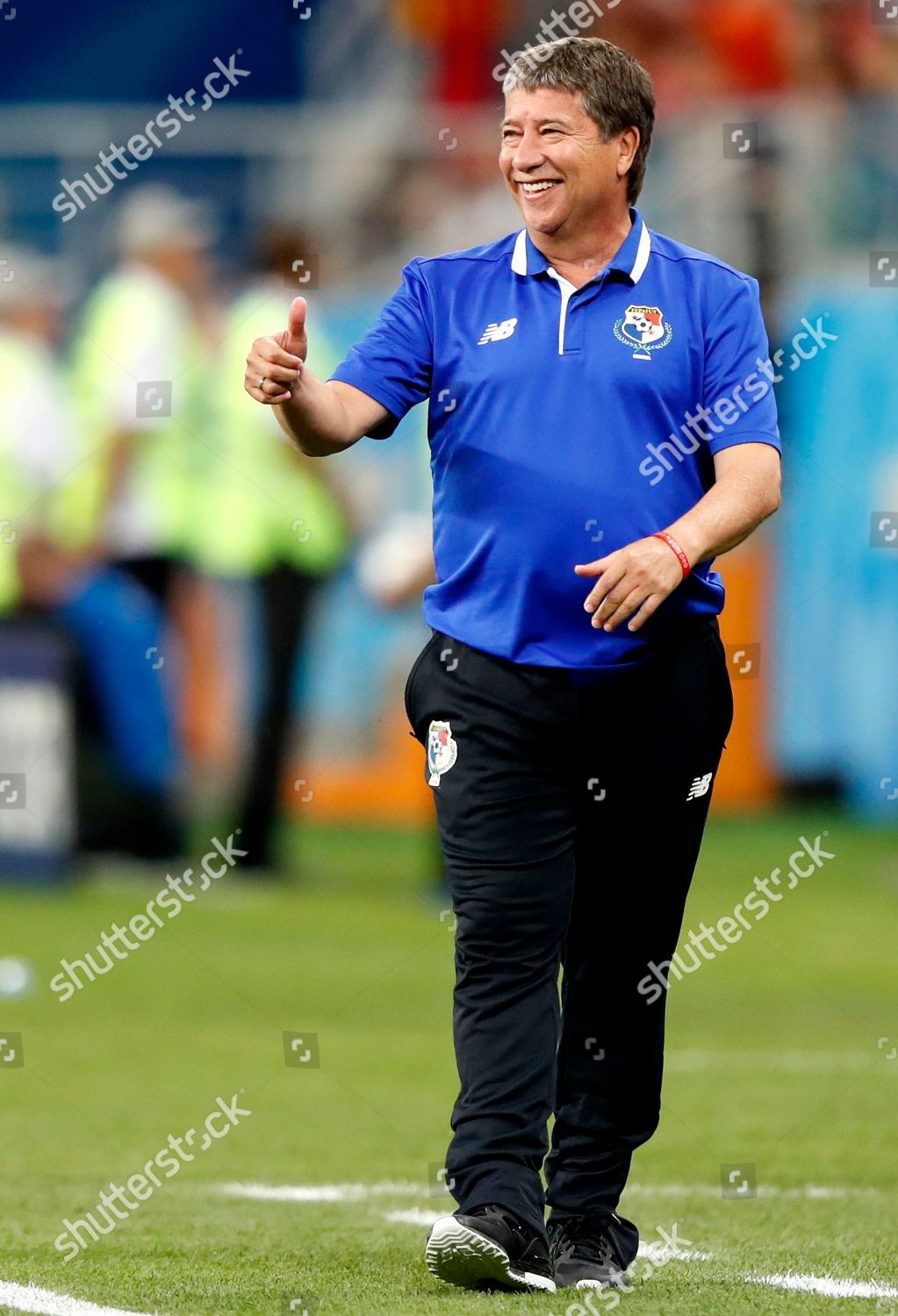 Panamas Coach Hernan Dario Gomez Reacts Editorial Stock Photo - Stock ...