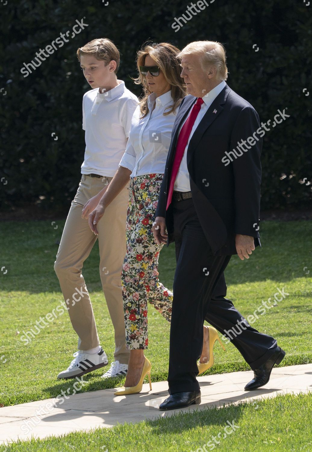 DONALD TRUMP MELANIA BARRON Editorial Stock Photo - Stock Image ...