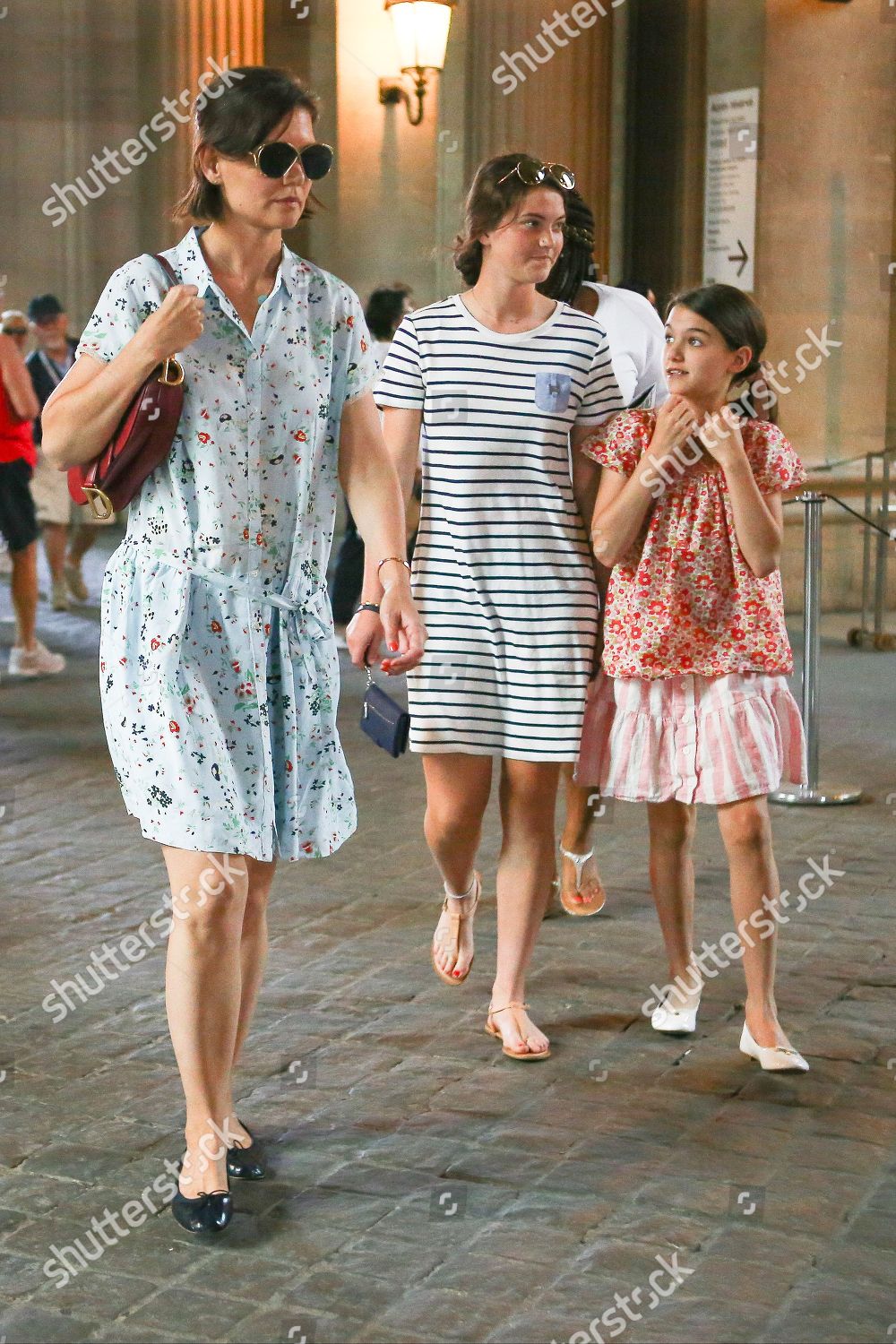 Katie Holmes Suri Cruise Redaktionelles Stockfoto Stockbild Shutterstock