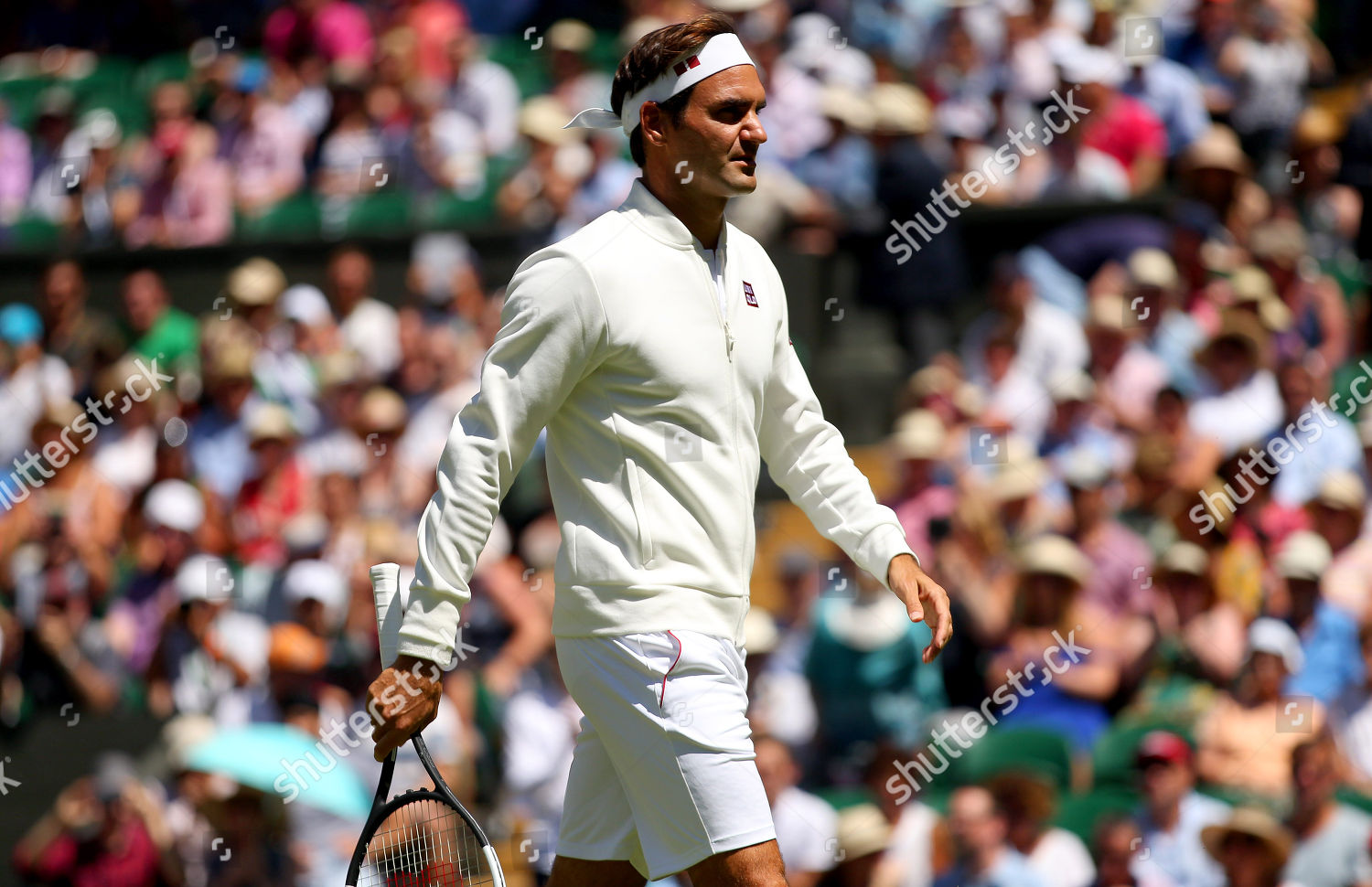 Roger Federer Switzerland Warms Wearing Uniqlo Editorial Stock Photo ...