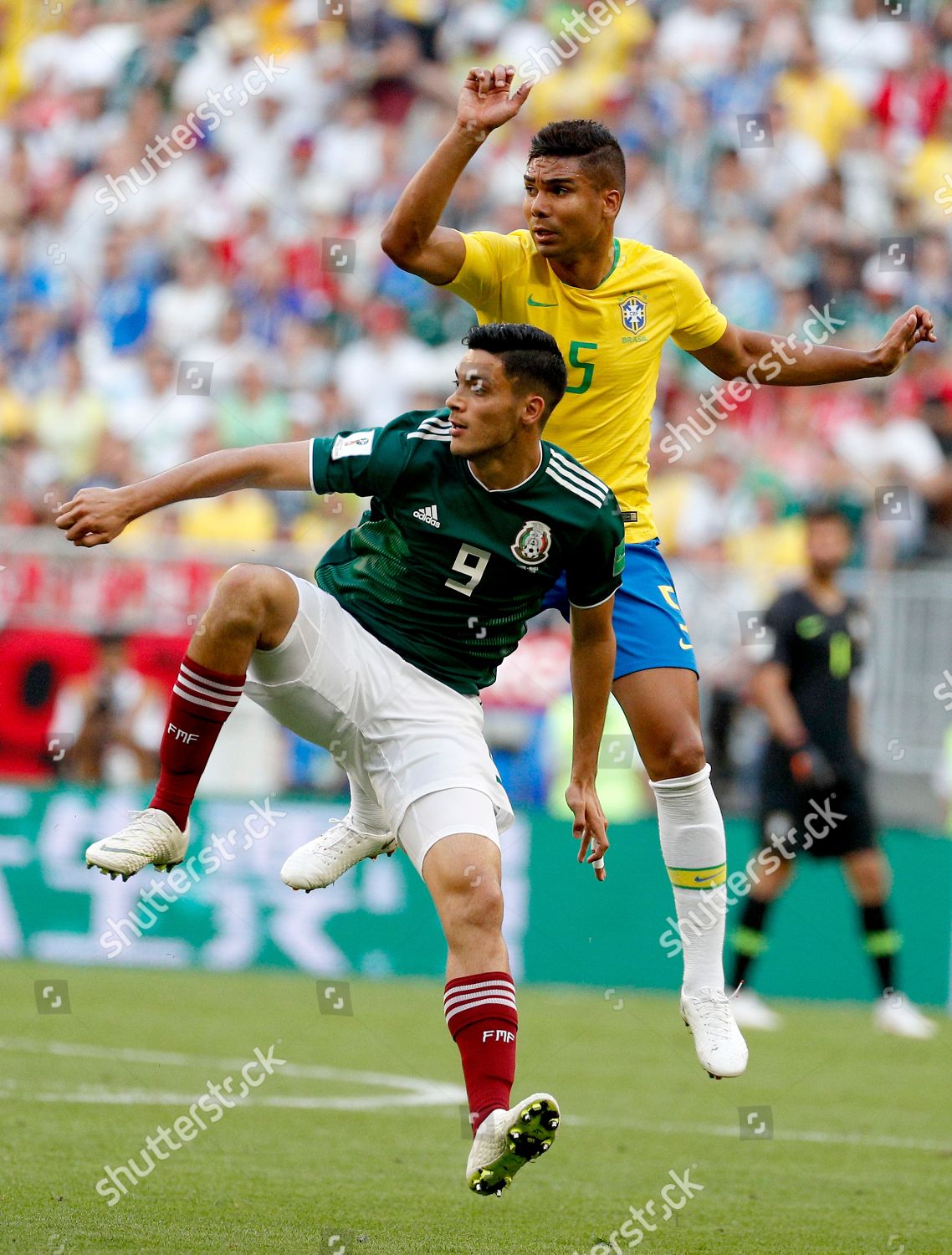 Casemiro Brazil Raul Jimenez Mexico Editorial Stock Photo Stock Image Shutterstock