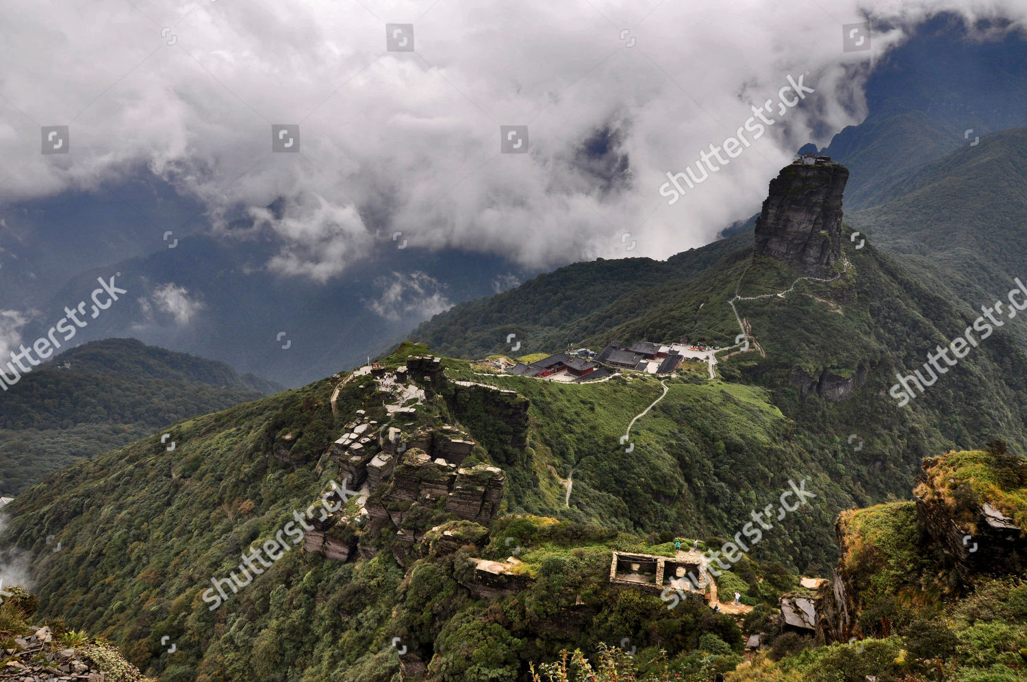 Image result for Fanjing Mountain in Southwest China's Guizhou province