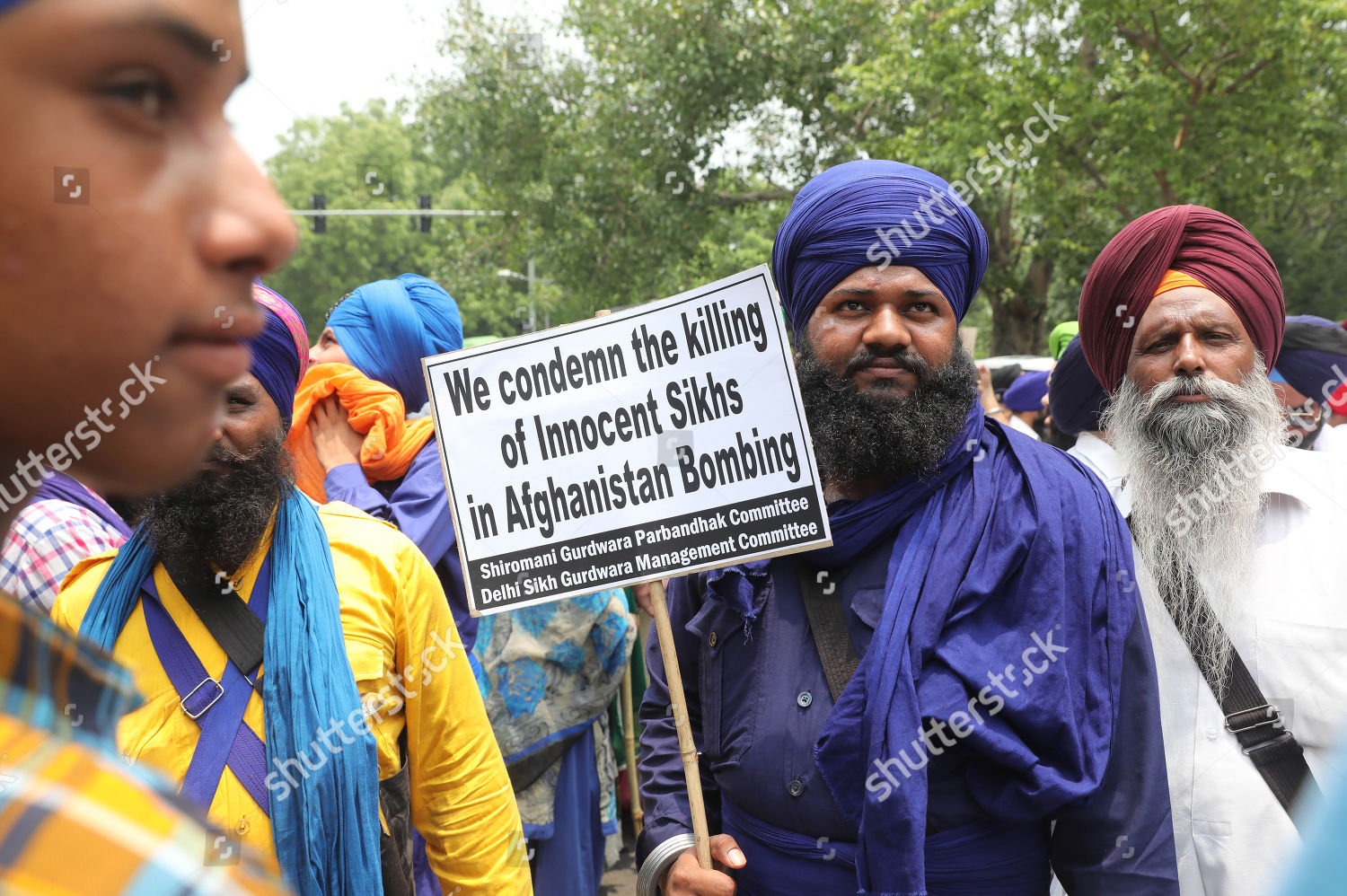 Indian Sikhs Delhi Sikh Gurdwara Management Editorial Stock Photo ...