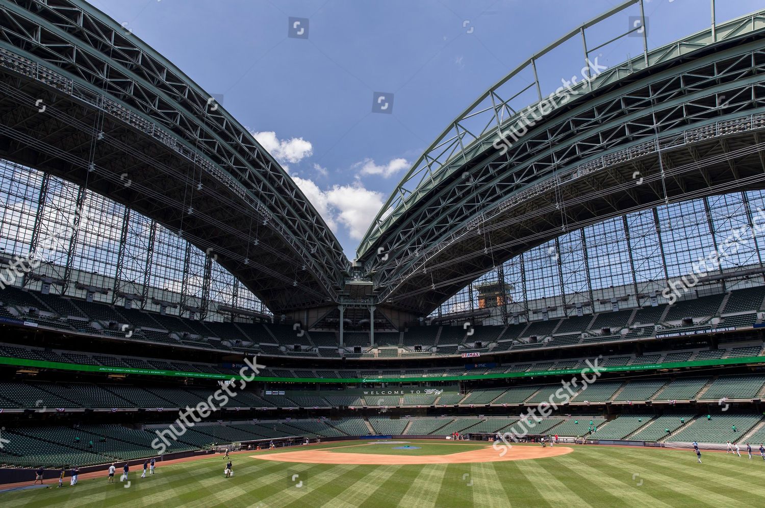 Picture Miller Park Right Field Bleachers Editorial Stock Photo - Stock ...