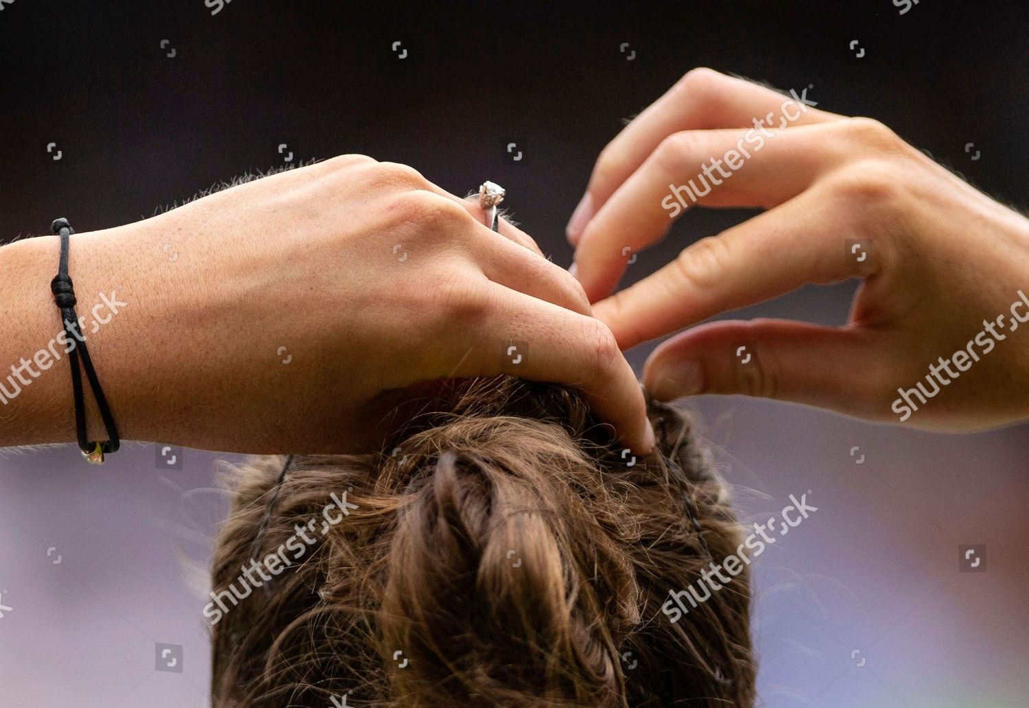 Engagement Ring On Finger Karolina Pliskova During Editorial Stock Photo Stock Image Shutterstock