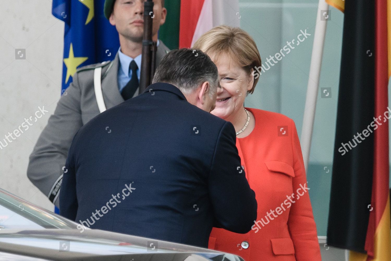 Angela Merkel Viktor Orban Editorial Stock Photo - Stock Image ...