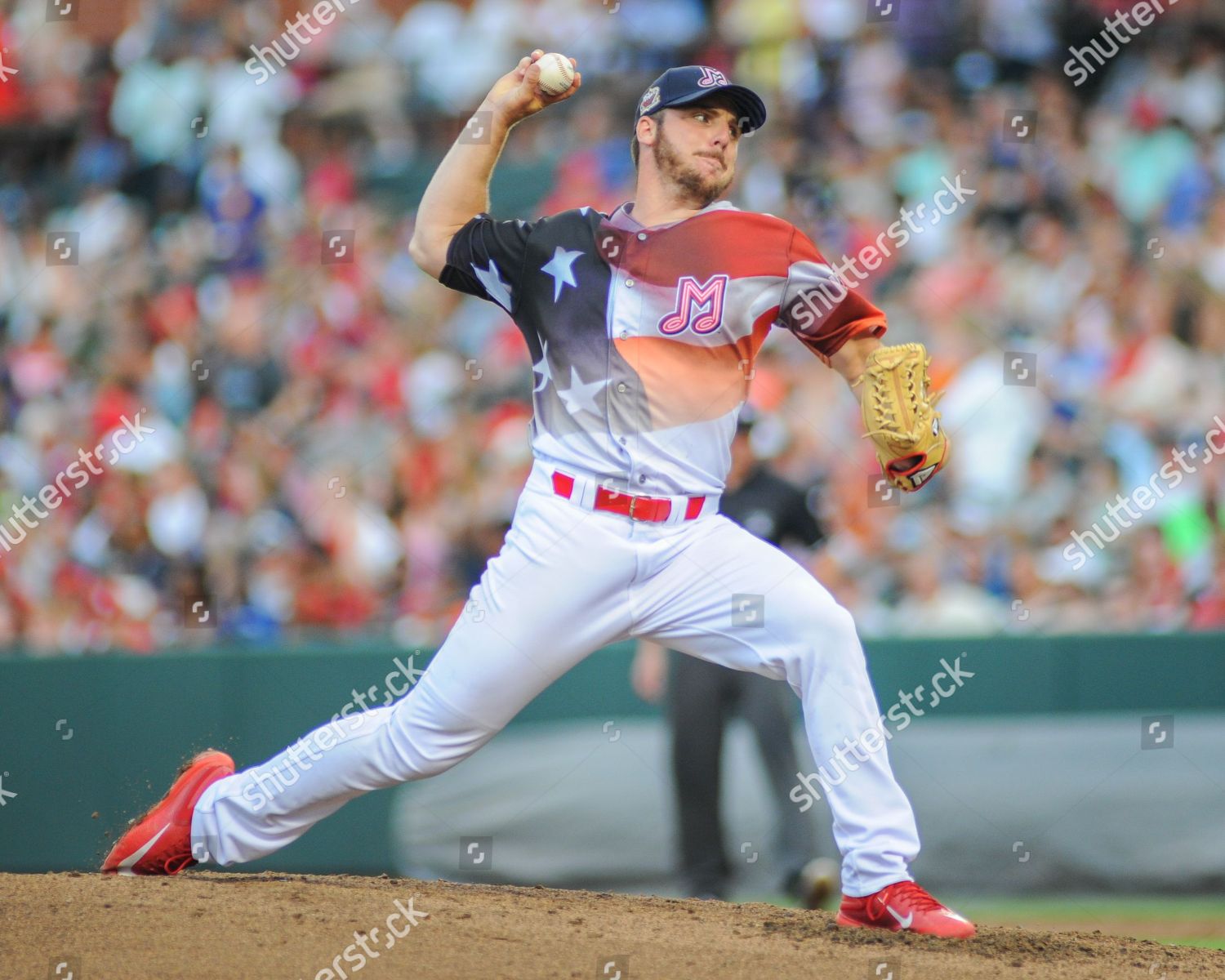 Memphis Pitcher Kevin Herget 16 Action Editorial Stock Photo - Stock ...