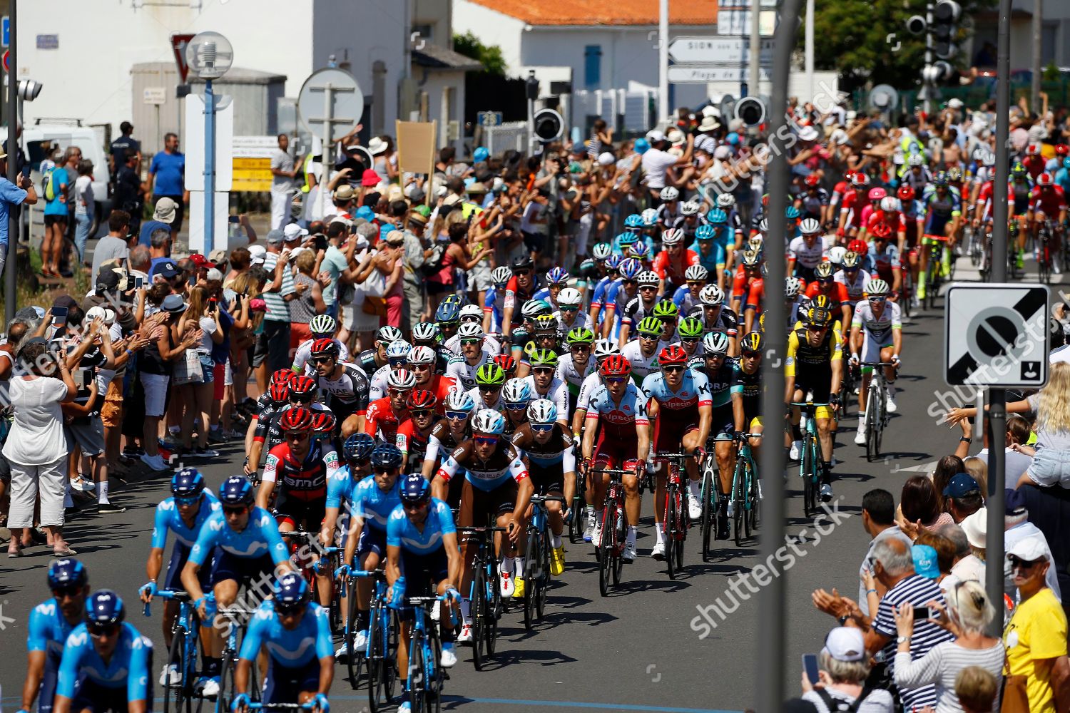 Pack Riders Action During 1st Stage Editorial Stock Photo Stock Image