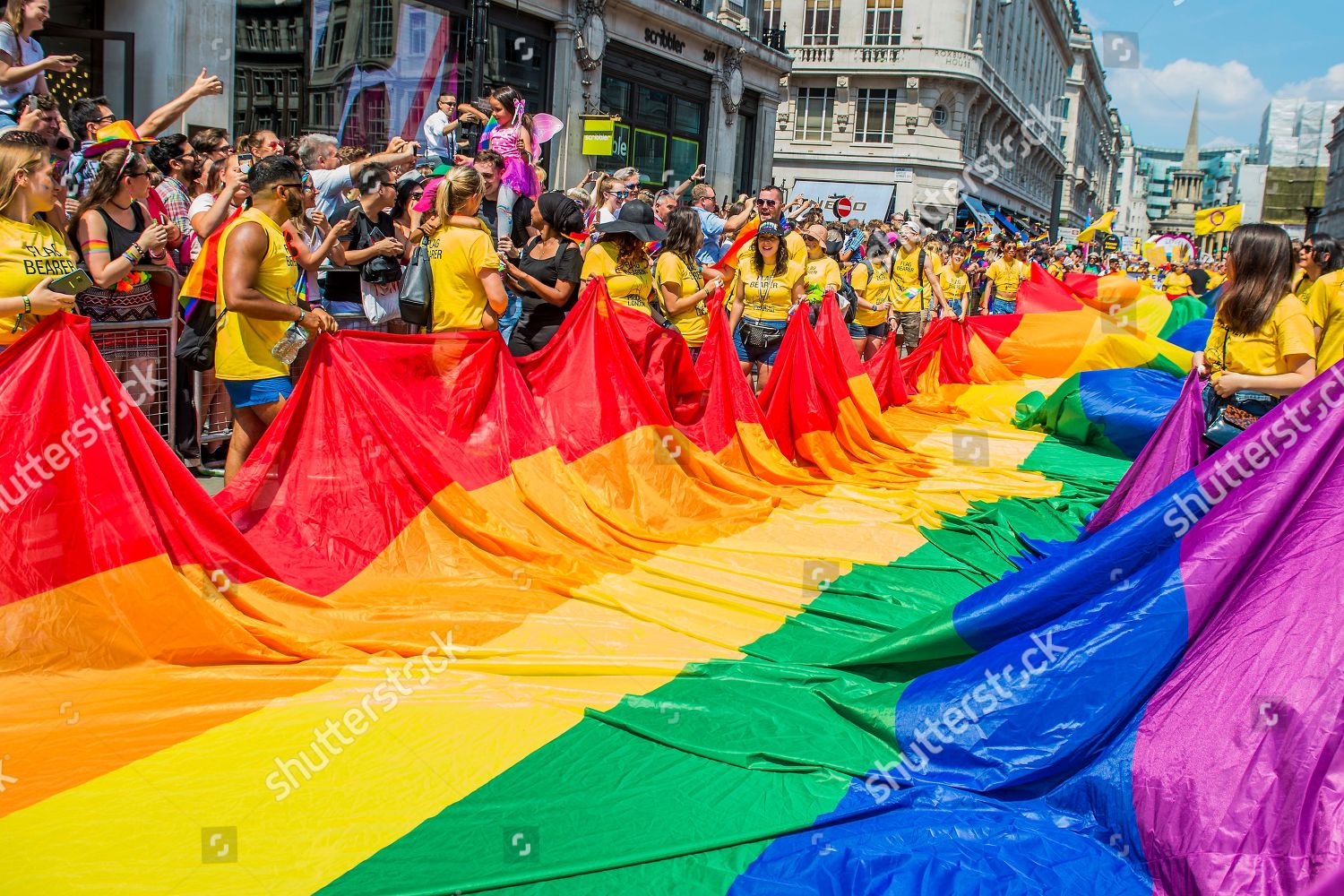 London Pride Parade Event Trafalgar Square Editorial Stock Photo