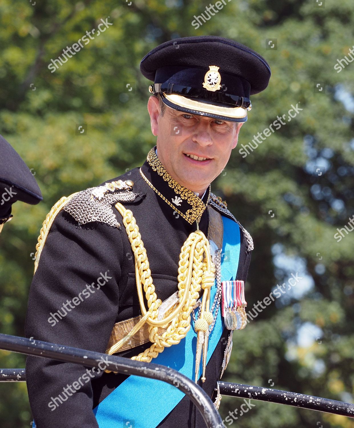 Prince Edward ceremony present Royal Wessex Yeomanry Editorial Stock ...
