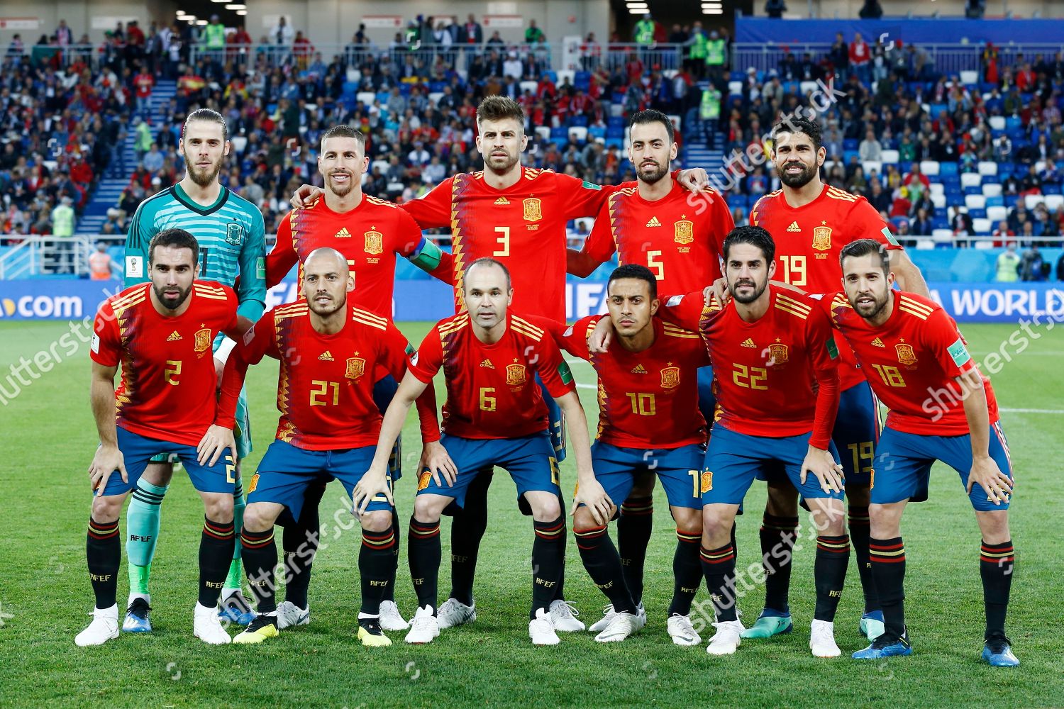 Spain Team Group Editorial Stock Photo - Stock Image | Shutterstock