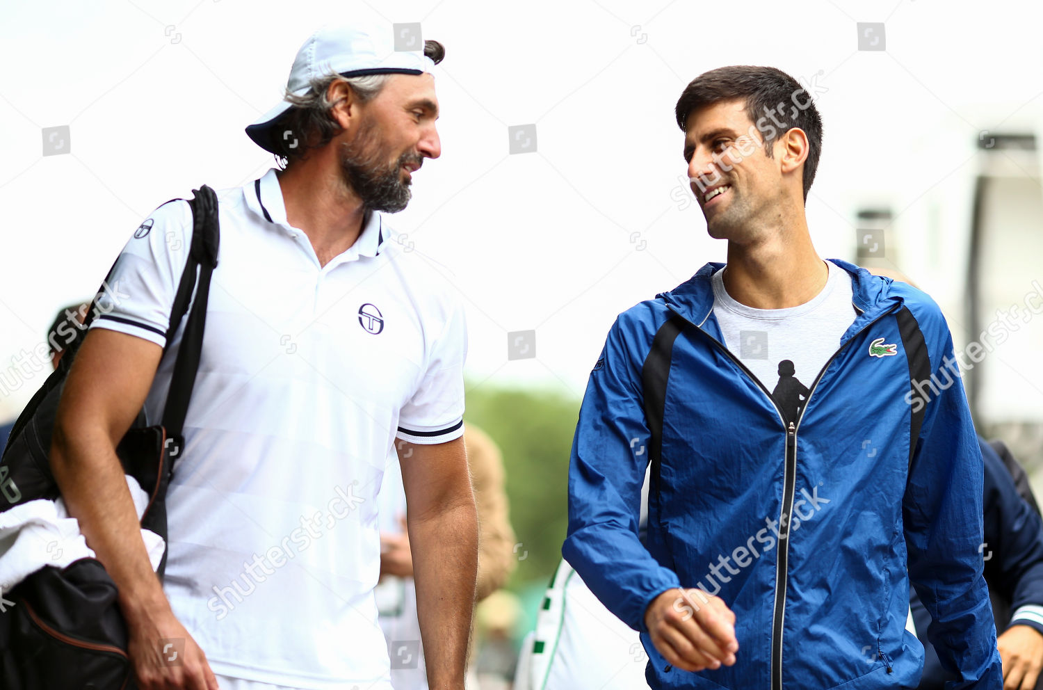 Novak Djokovic Goran Ivanisevic Aorangi Practice Courts Editorial Stock Photo Stock Image Shutterstock