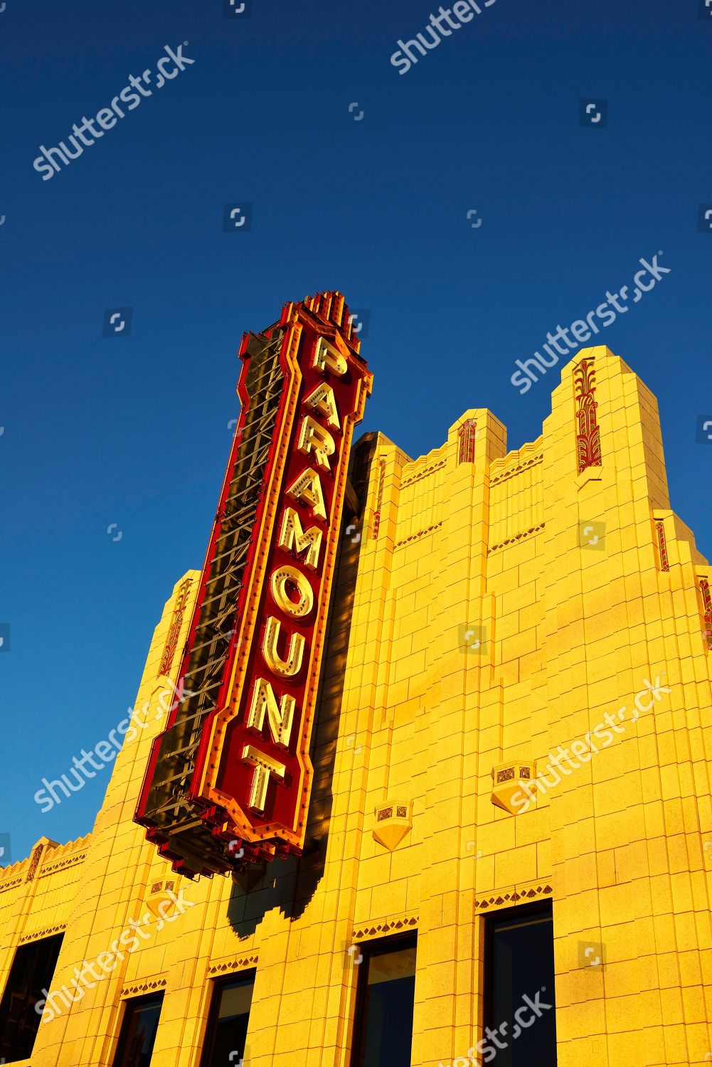 Paramount Cinema Amarillo Texas Usa Editorial Stock Photo Stock Image