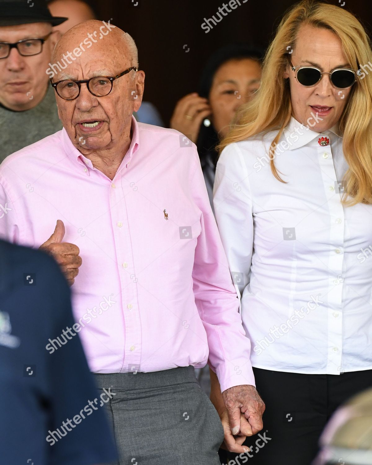 Rupert Murdoch Jerry Hall Editorial Stock Photo - Stock Image