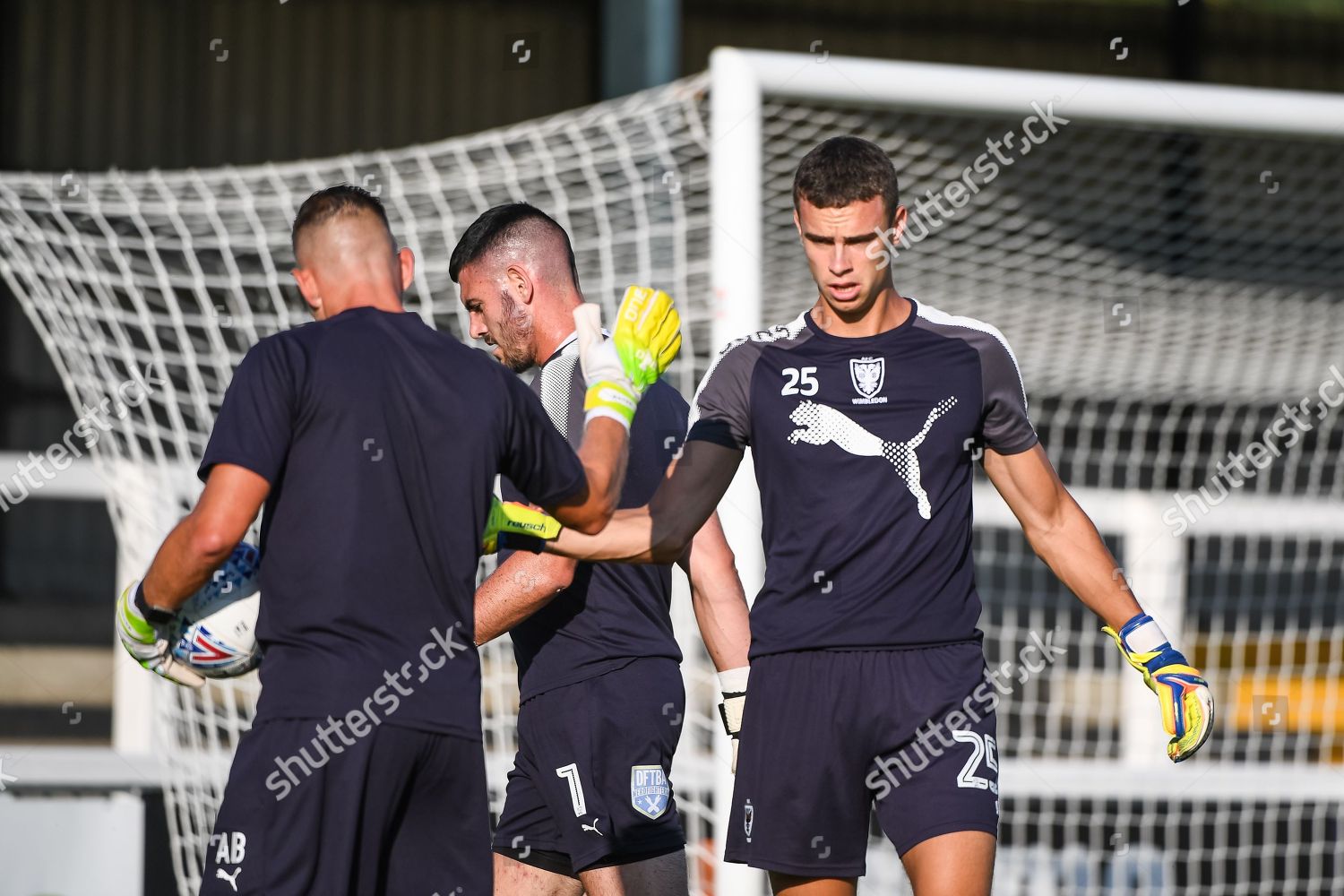 Afc Wimbledon Goalkeeper Nik Tzanev 25 Editorial Stock Photo Stock