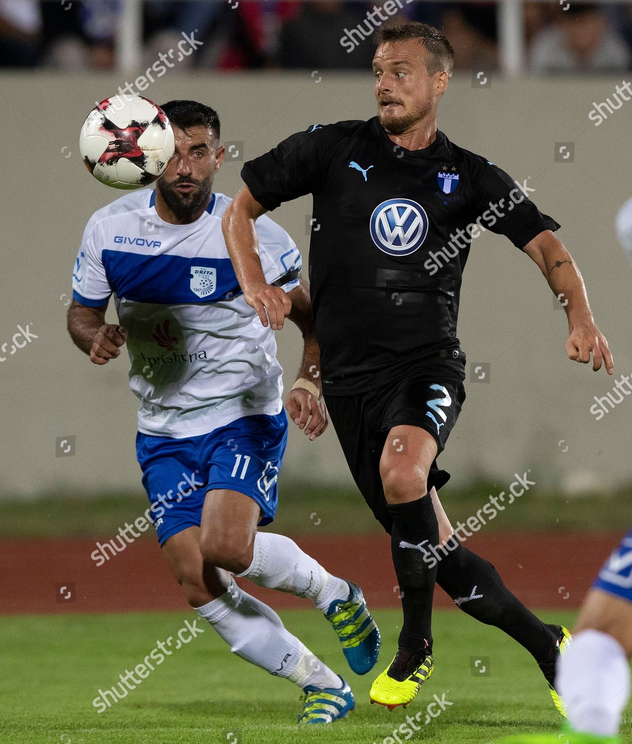 Eric Larsson R Malmoe Vies Ball Against Editorial Stock Photo Stock Image Shutterstock