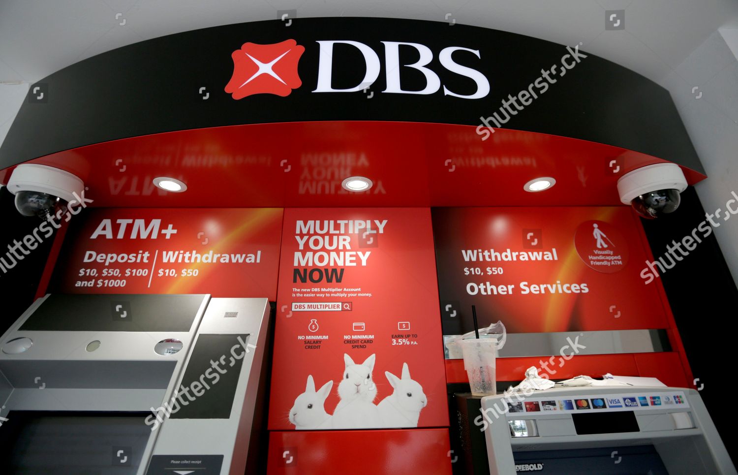 View Dbs Bank Atm Automated Teller Machine Editorial Stock Photo Stock Image Shutterstock