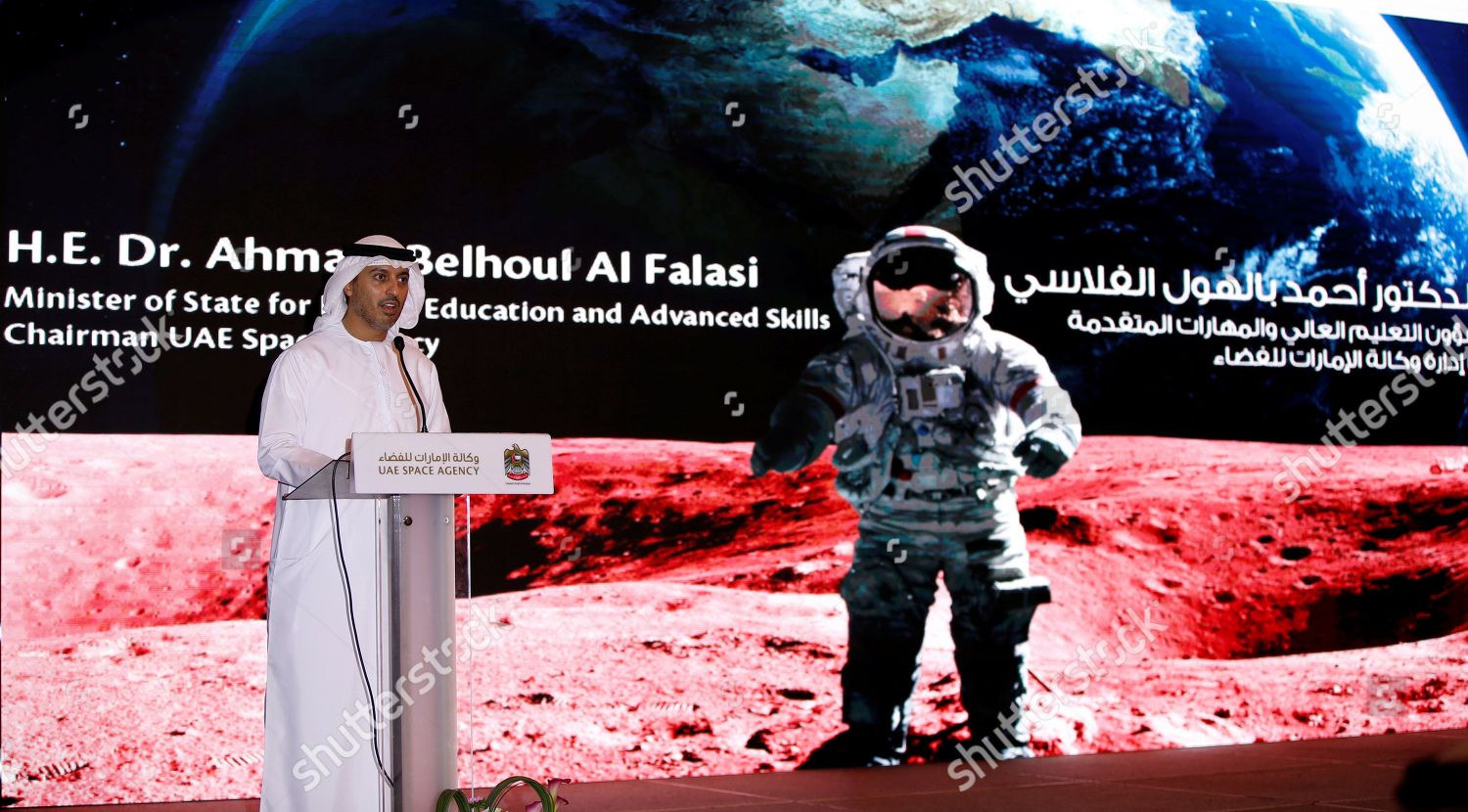 Ahmad Belhoul Al Falasi Chairman UAE Space Editorial Stock Photo ...