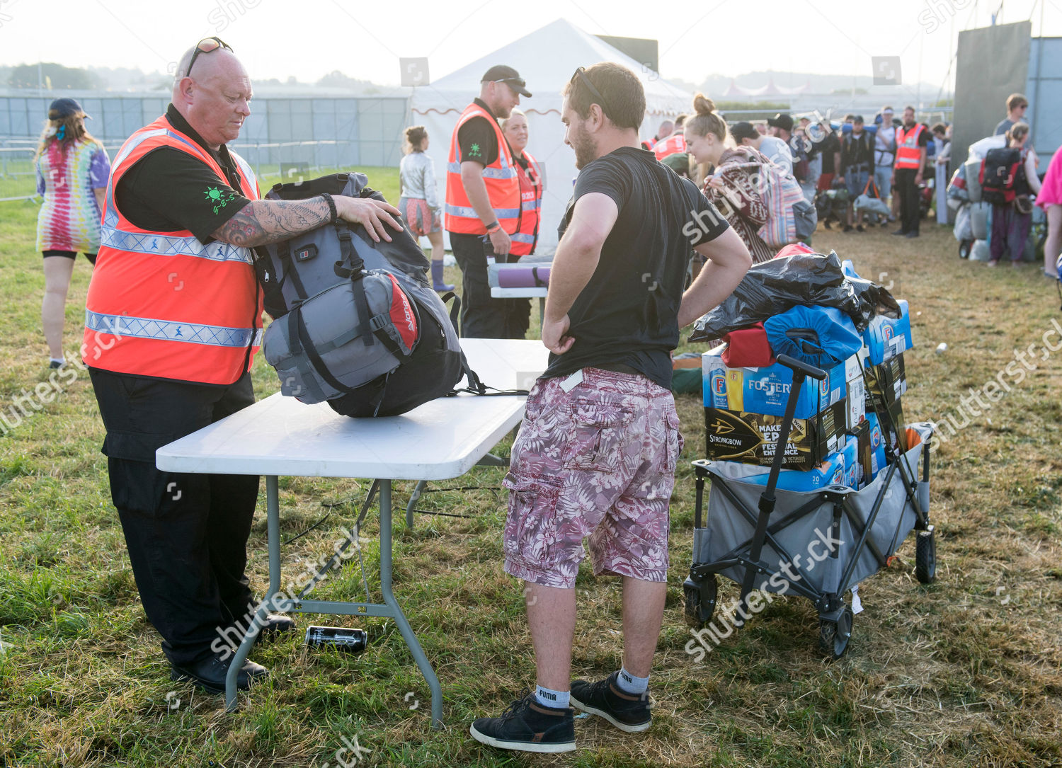 Festival Goers Subjected Security Checks On Editorial Stock Photo - Stock  Image | Shutterstock