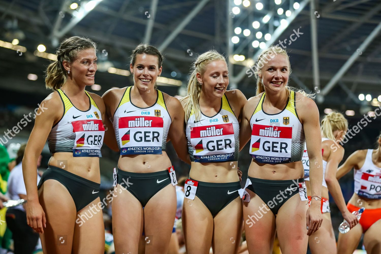 German Relay Team After Womens 4x400m Editorial Stock Photo Stock
