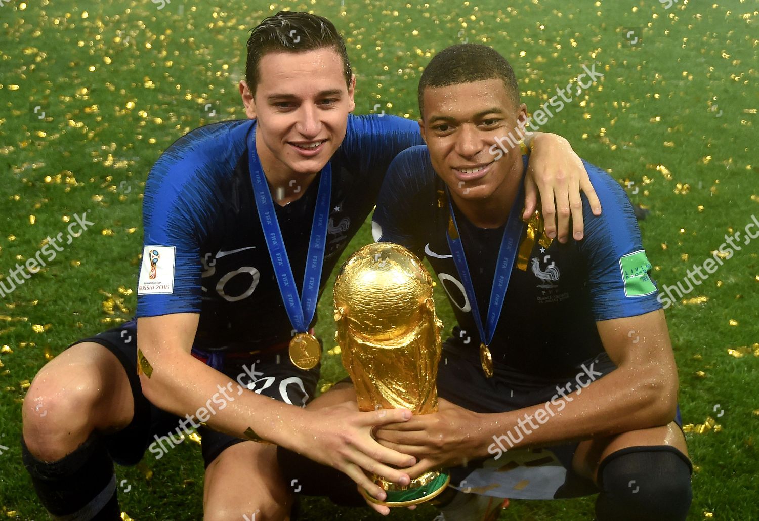 Kylian Mbappe France Florian Thauvin France Editorial Stock Photo Stock Image Shutterstock