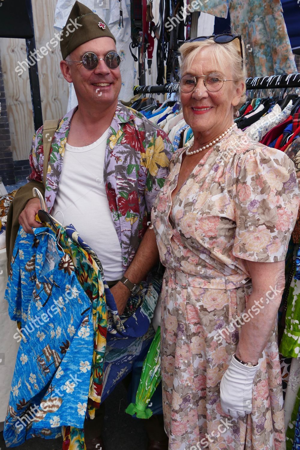 Vintage Fans Flock Festival Wearing Their Editorial Stock Photo Stock