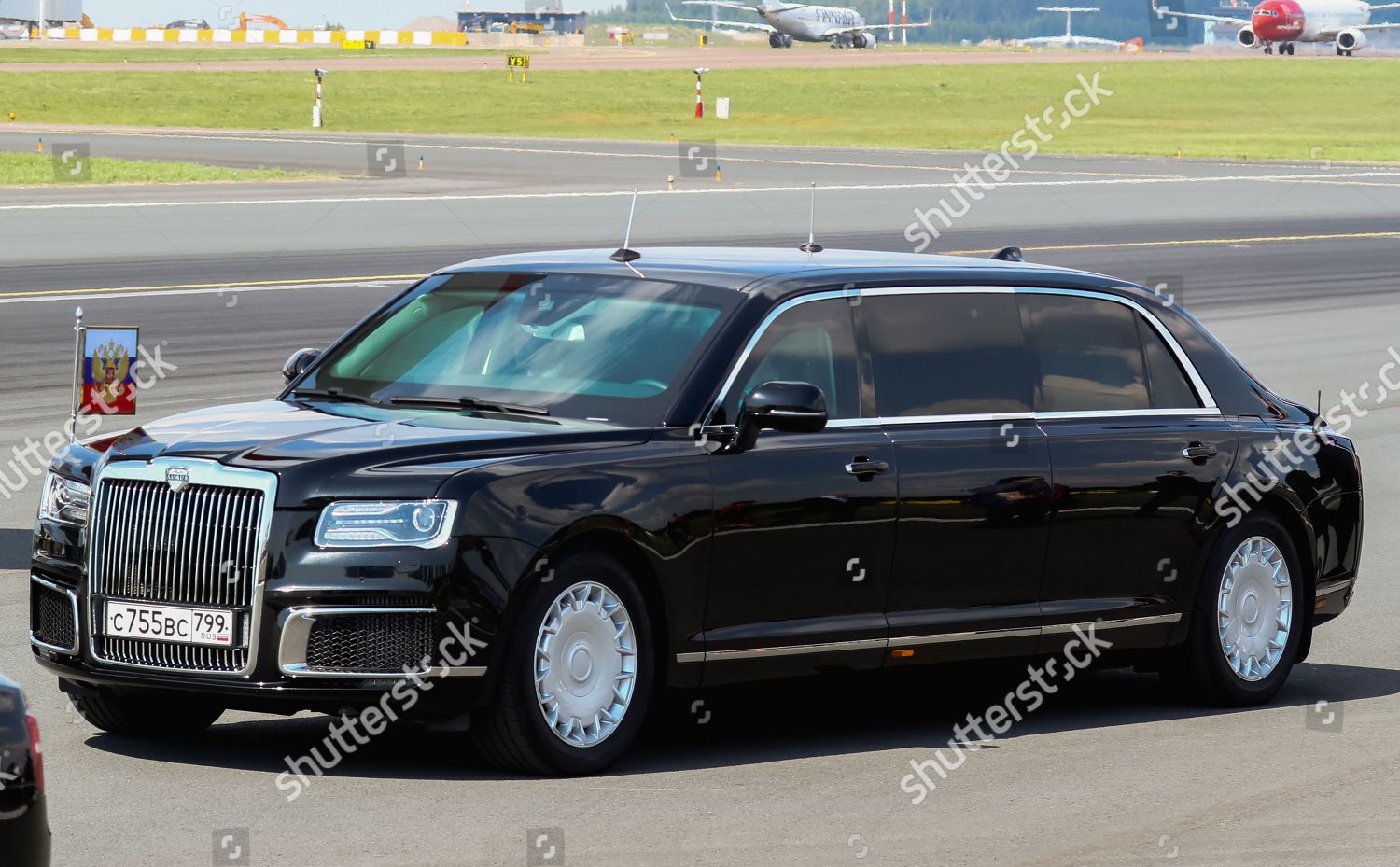 Russian Presidential State Car Aurus Senat Editorial Stock Photo - Stock  Image