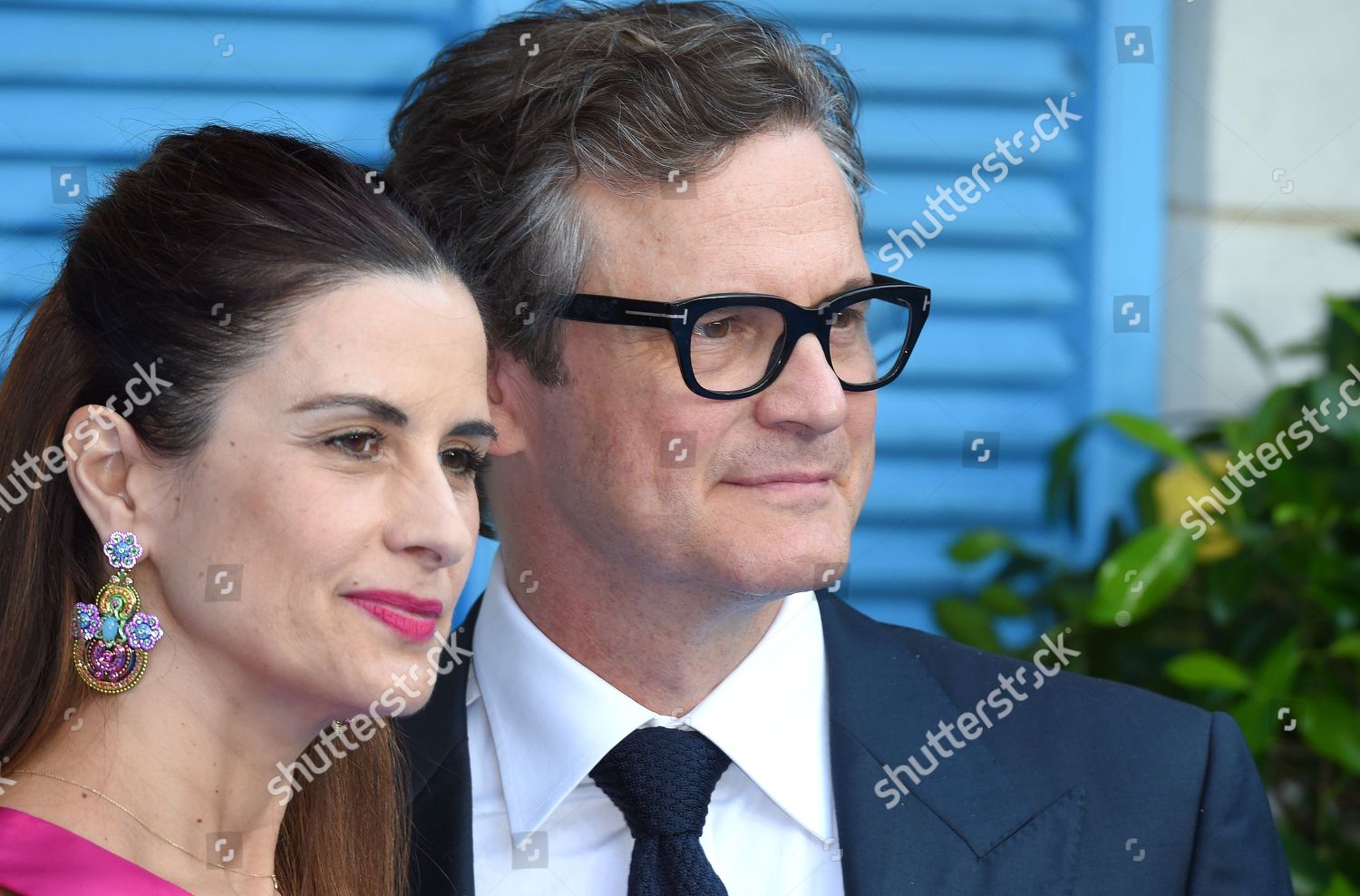 Colin Firth Livia Giuggioli Editorial Stock Photo - Stock Image