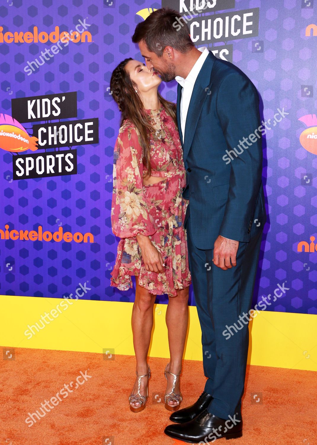Danica Patrick Aaron Rodgers Editorial Stock Photo Stock Image