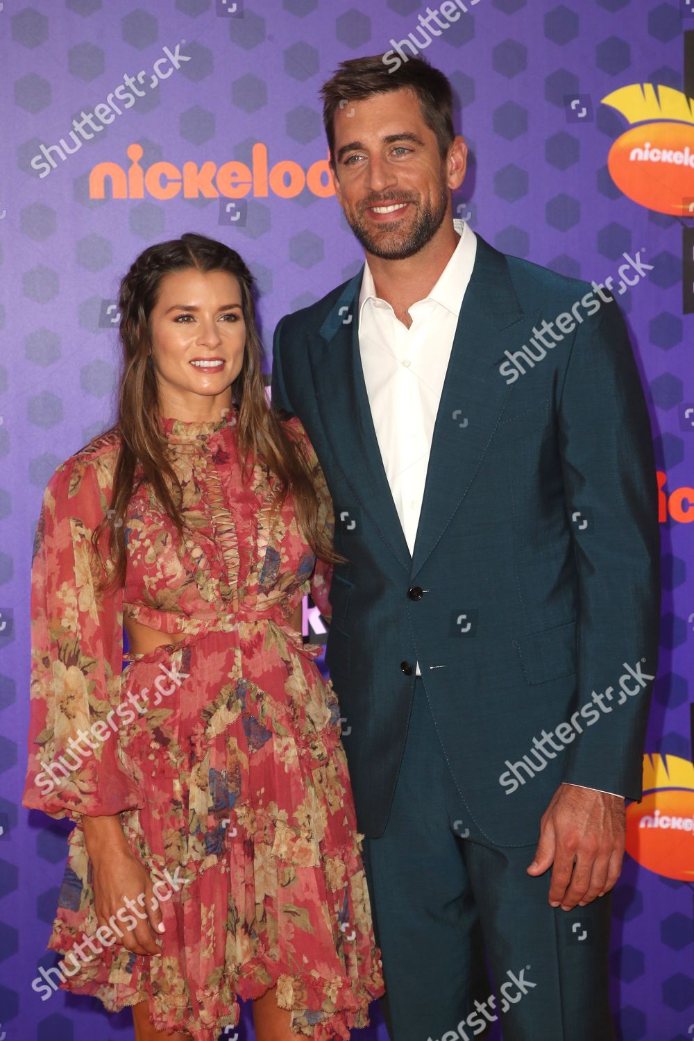 Danica Patrick Aaron Rodgers Editorial Stock Photo Stock Image